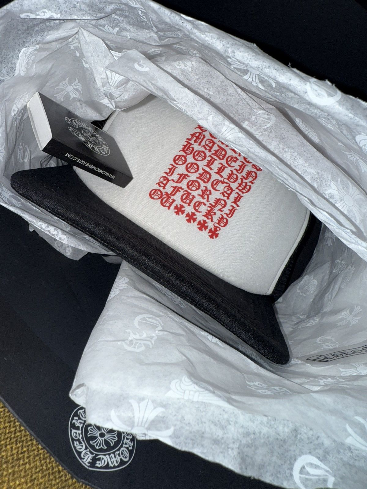 Chrome Hearts Chrome Hearts script trucker hat Size ONE SIZE - 6 Thumbnail