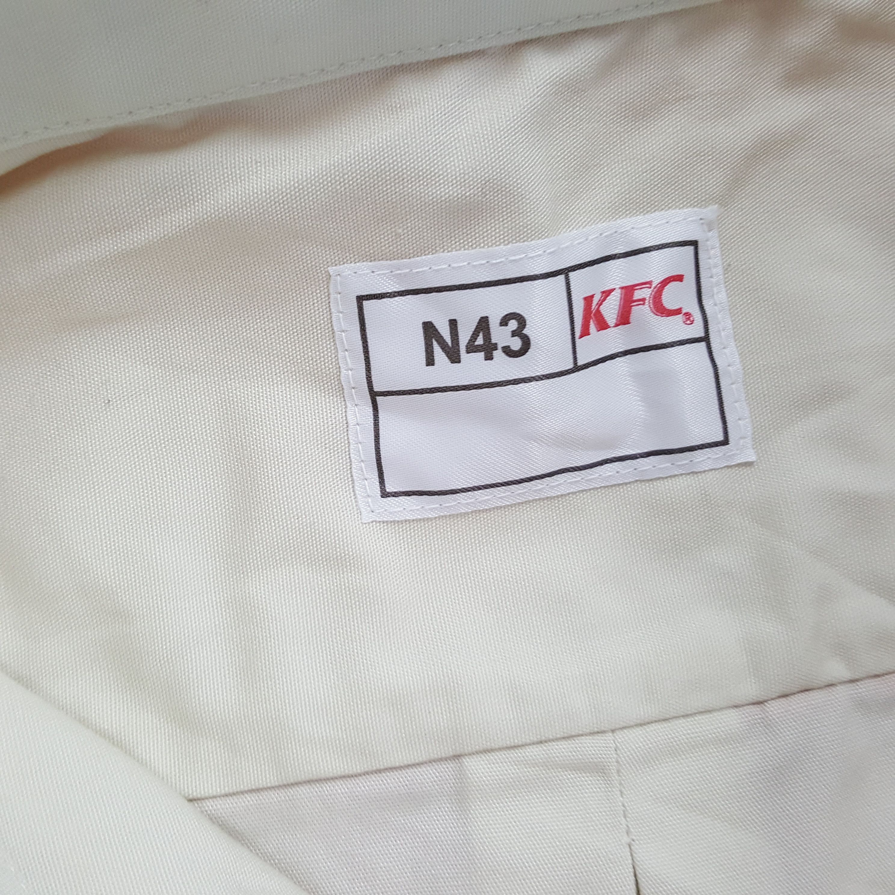 Vintage KFC X Pizza Hut Workwear Shirt Size US M / EU 48-50 / 2 - 7 Thumbnail