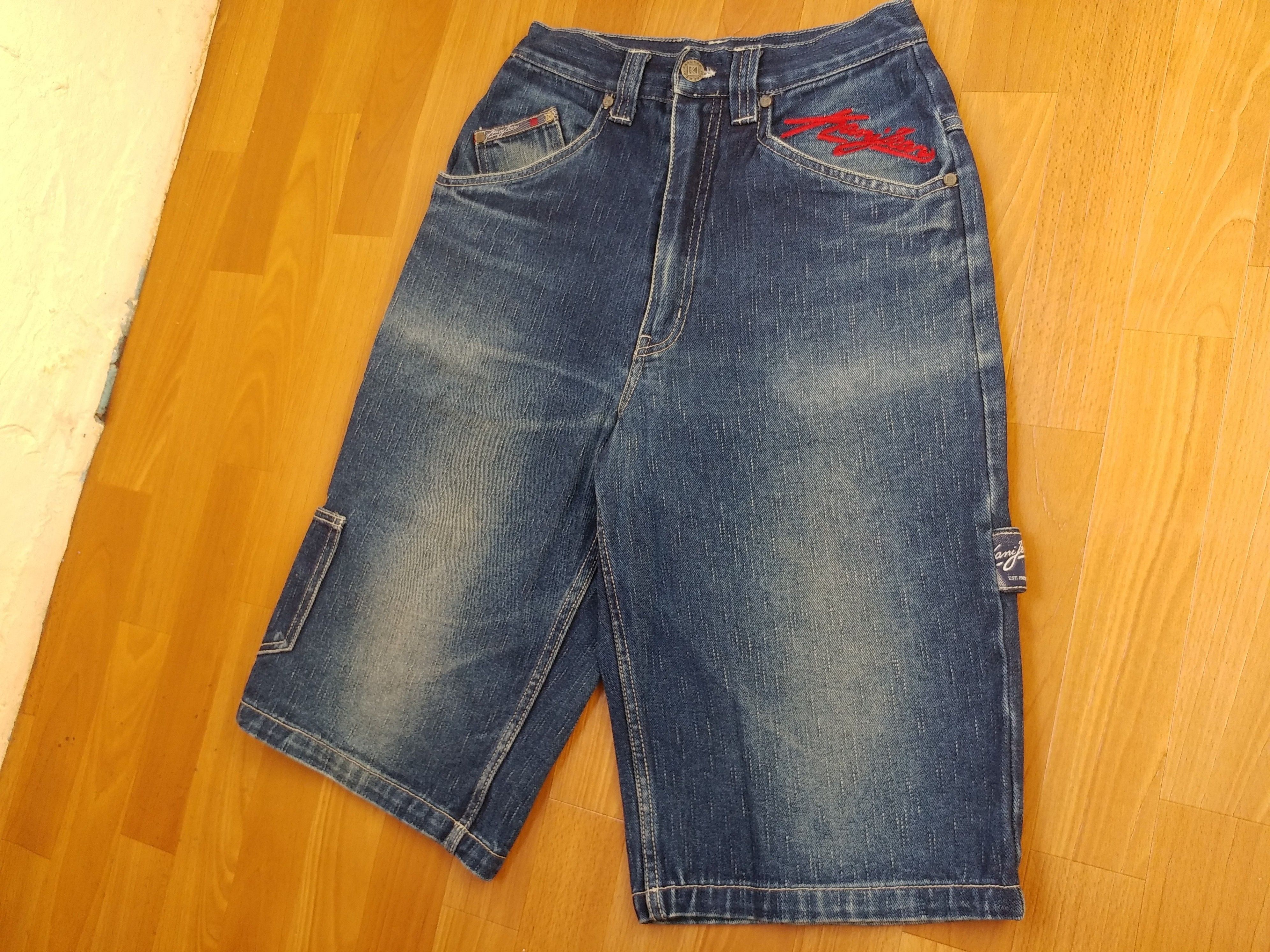 Karl Kani KARL KANI shorts, vintage hip hop baggy jeans, 90s size W 26 Size US 26 / EU 42 - 8 Thumbnail