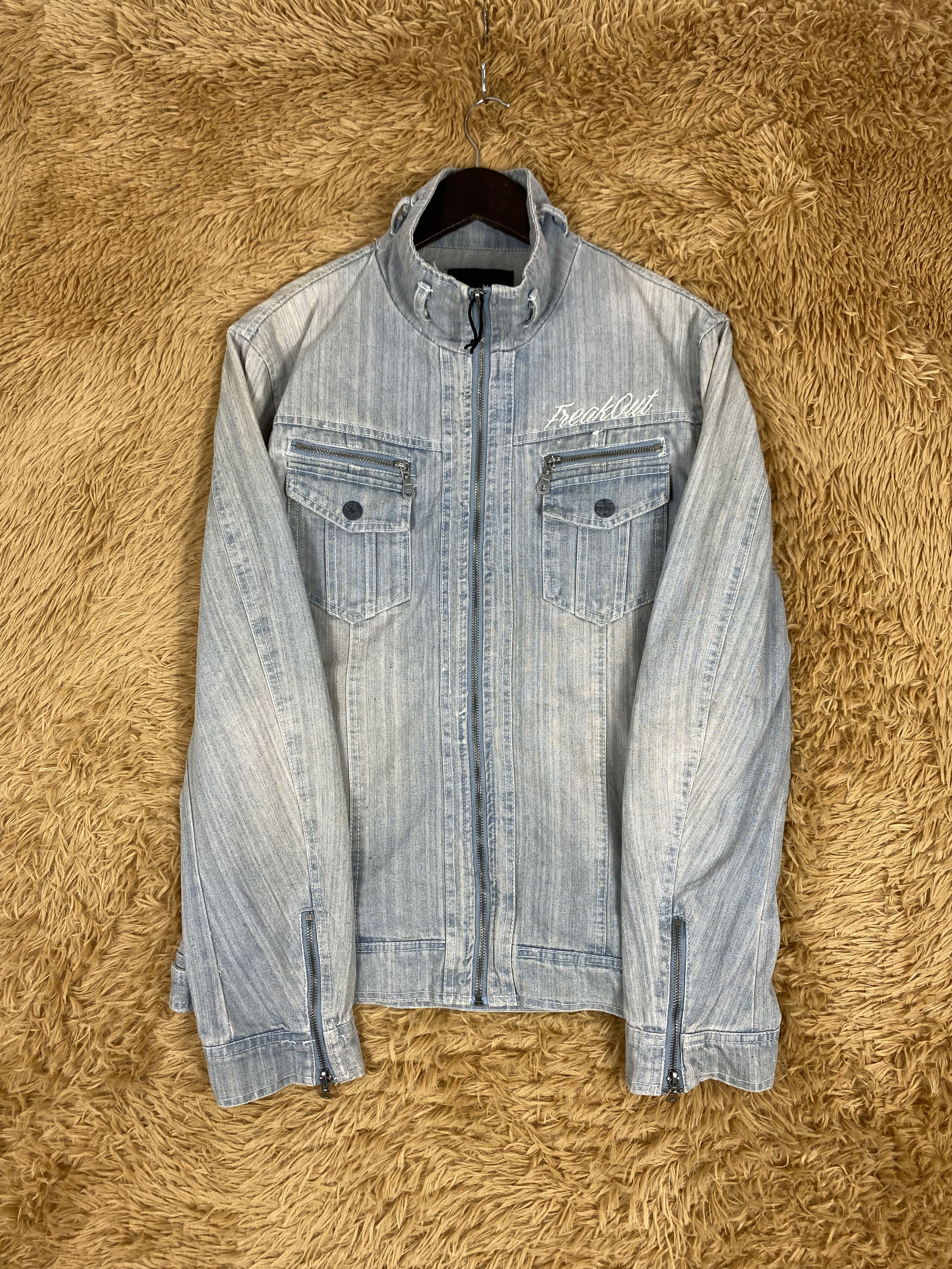 In The Attic Vintage In The Attic Faded Denim Jacket PJ2523 Size US L / EU 52-54 / 3 - 7 Thumbnail