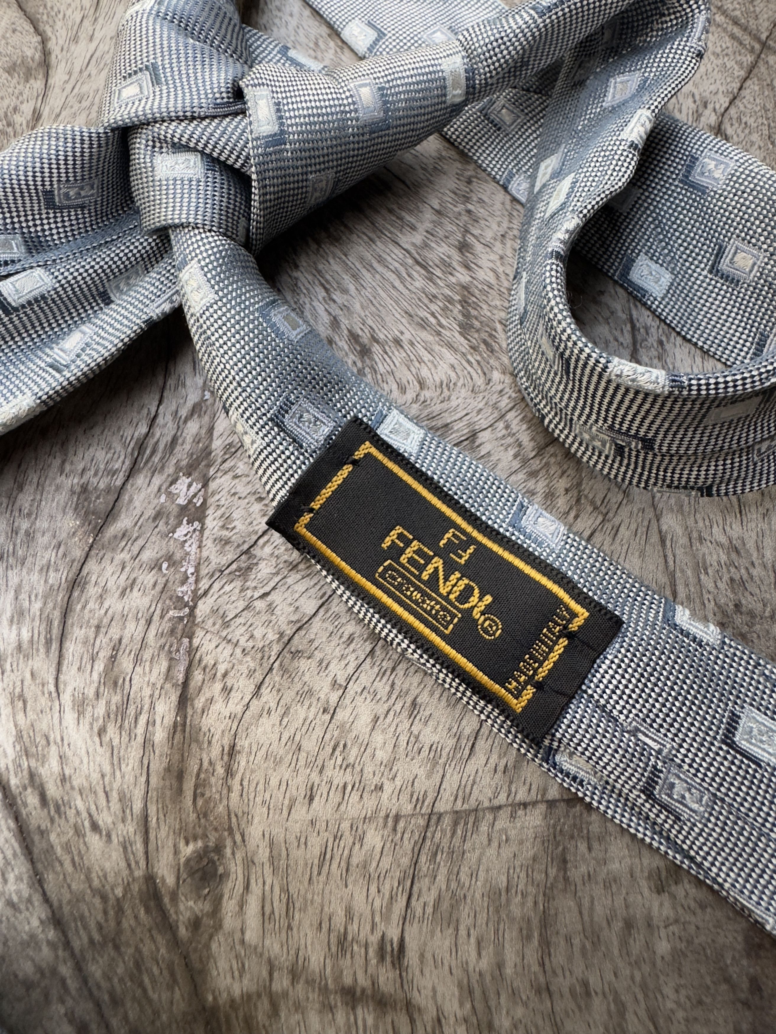 Fendi Vintage Fendi Monogram Tie Size ONE SIZE - 7 Thumbnail