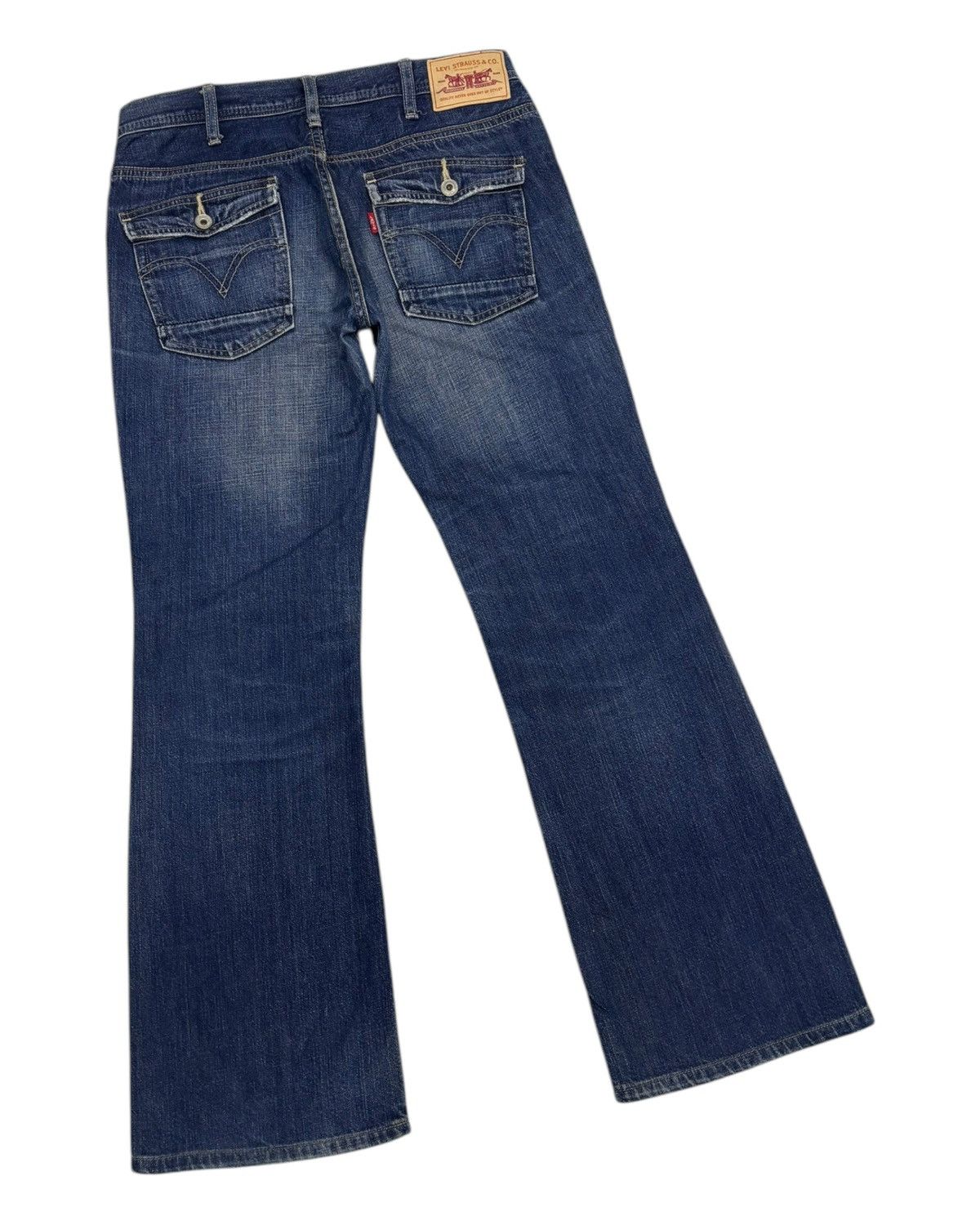 Levi's 🔥LEVIS STRAUSS BOOTCUT DENIM FLARED JEANS Size 30" / US 8 / IT 44 - 4 Thumbnail