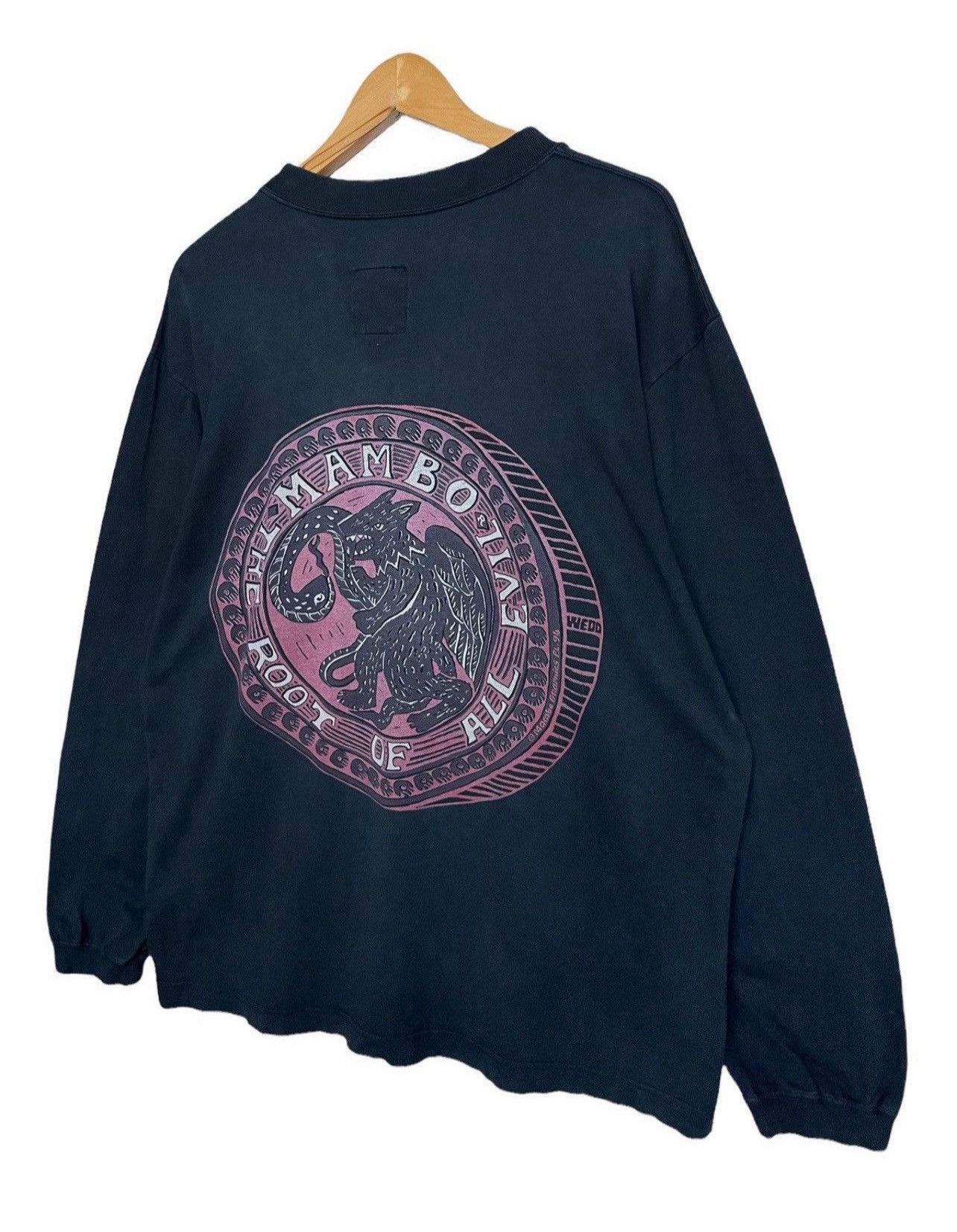 Mambo Vintage 90s Mambo Root Of All Evil Long Sleeve Tee Size XXL Size US XXL / EU 58 / 5 - 5 Thumbnail