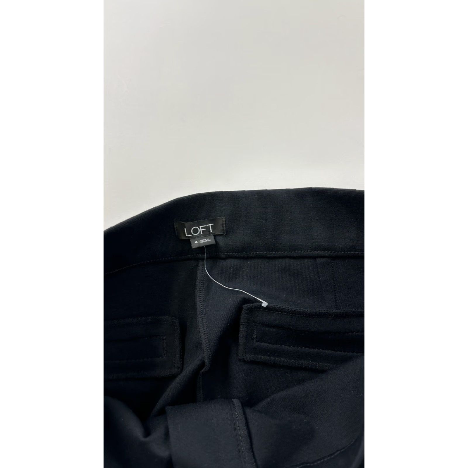 Ann Taylor Loft Ann Taylor Pants Women 4 Black Dress Pants Size 27" / US 4 / IT 40 - 4 Thumbnail