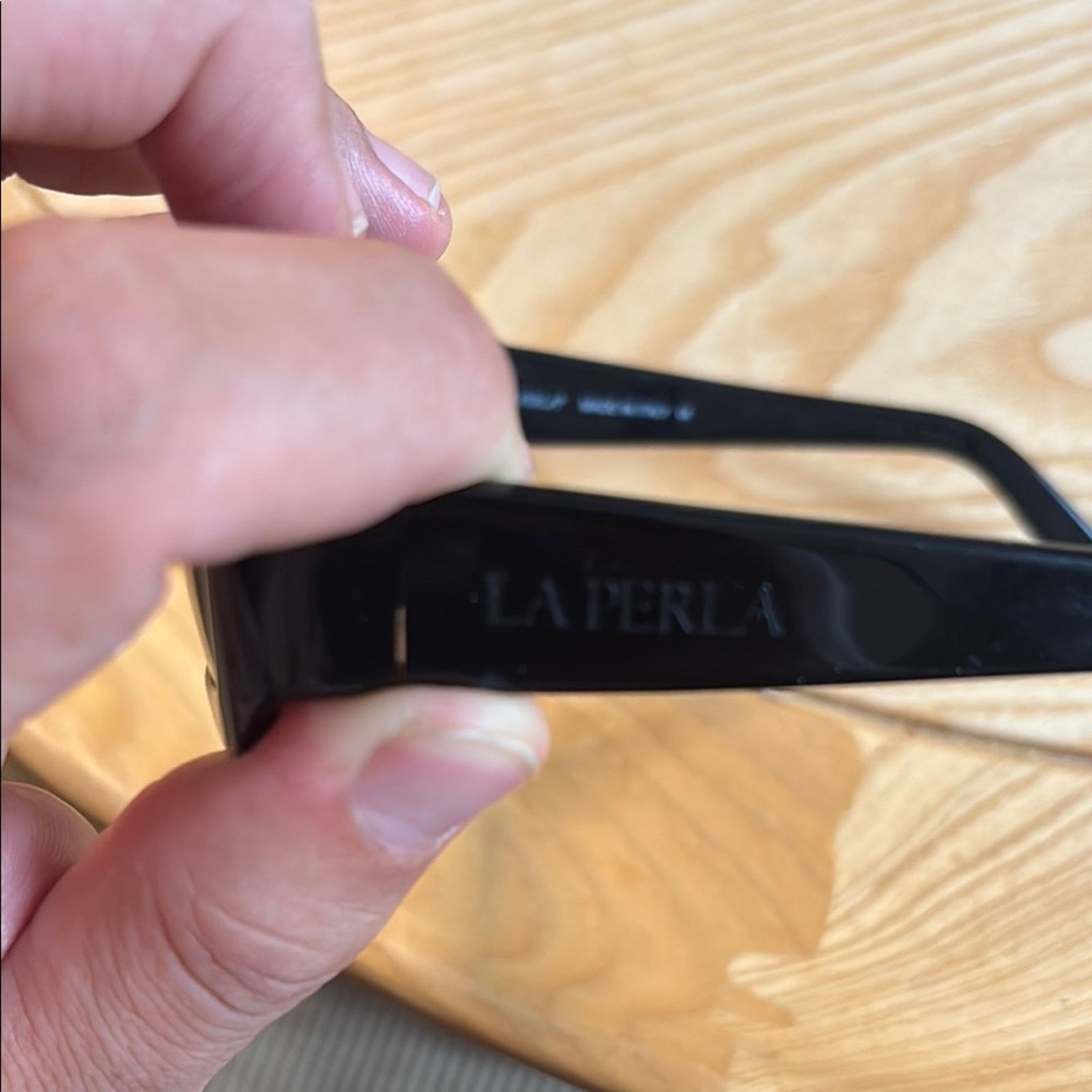 La Perla La Perla Black Sunglasses Size ONE SIZE - 5 Thumbnail