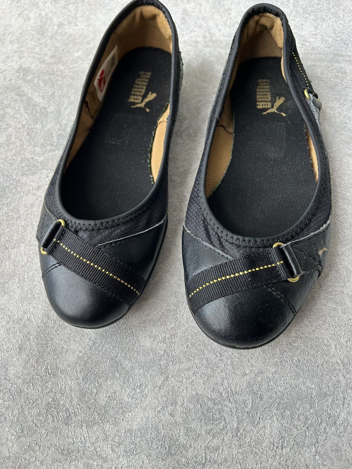 Puma Y2K 2000s Puma Archive Cyber Leather Ballet Flats Size US 6.5 / IT 36.5 - 6 Thumbnail