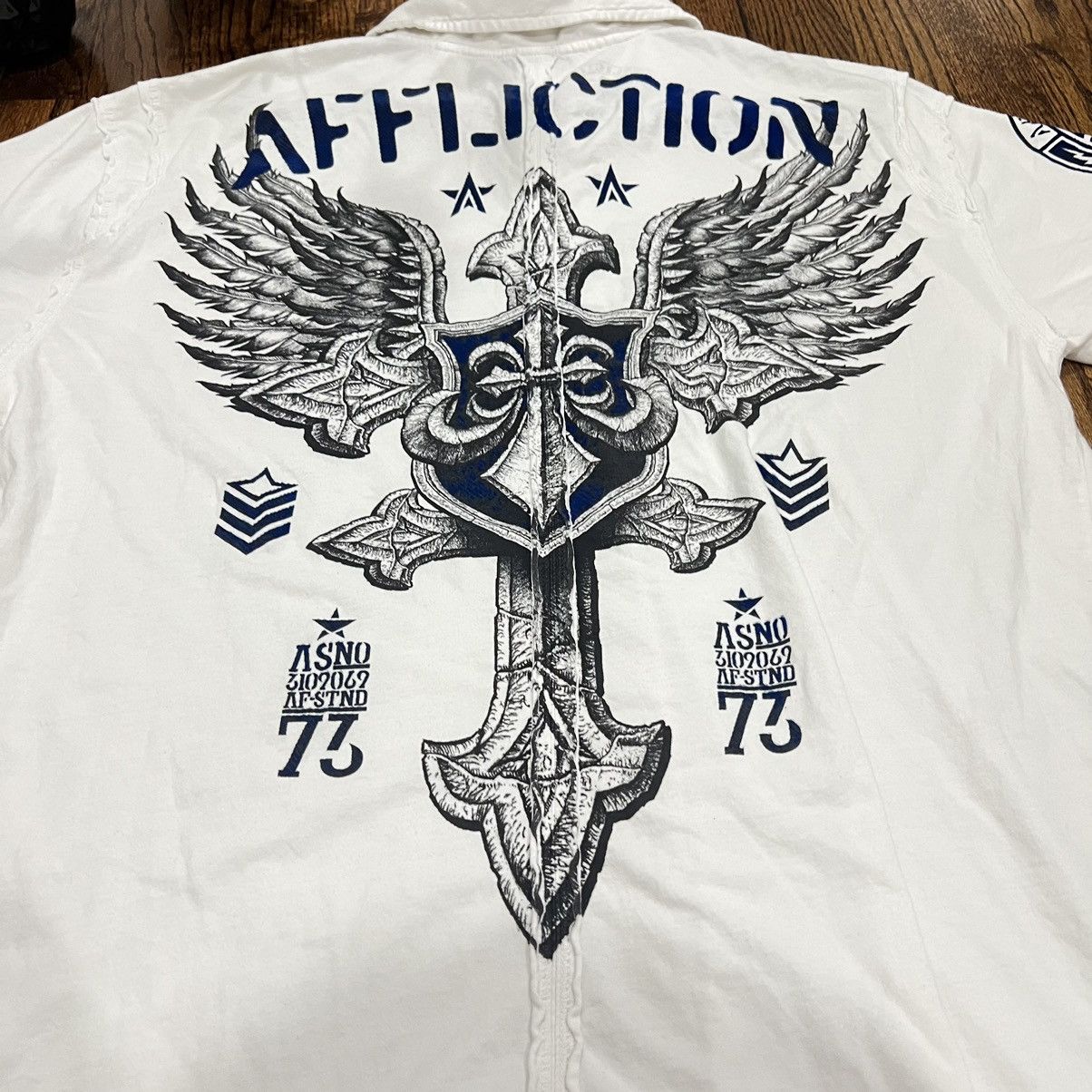 Affliction × Grunt Style AFFLICTION OG POLO Size US XXL / EU 58 / 5 - 4 Thumbnail