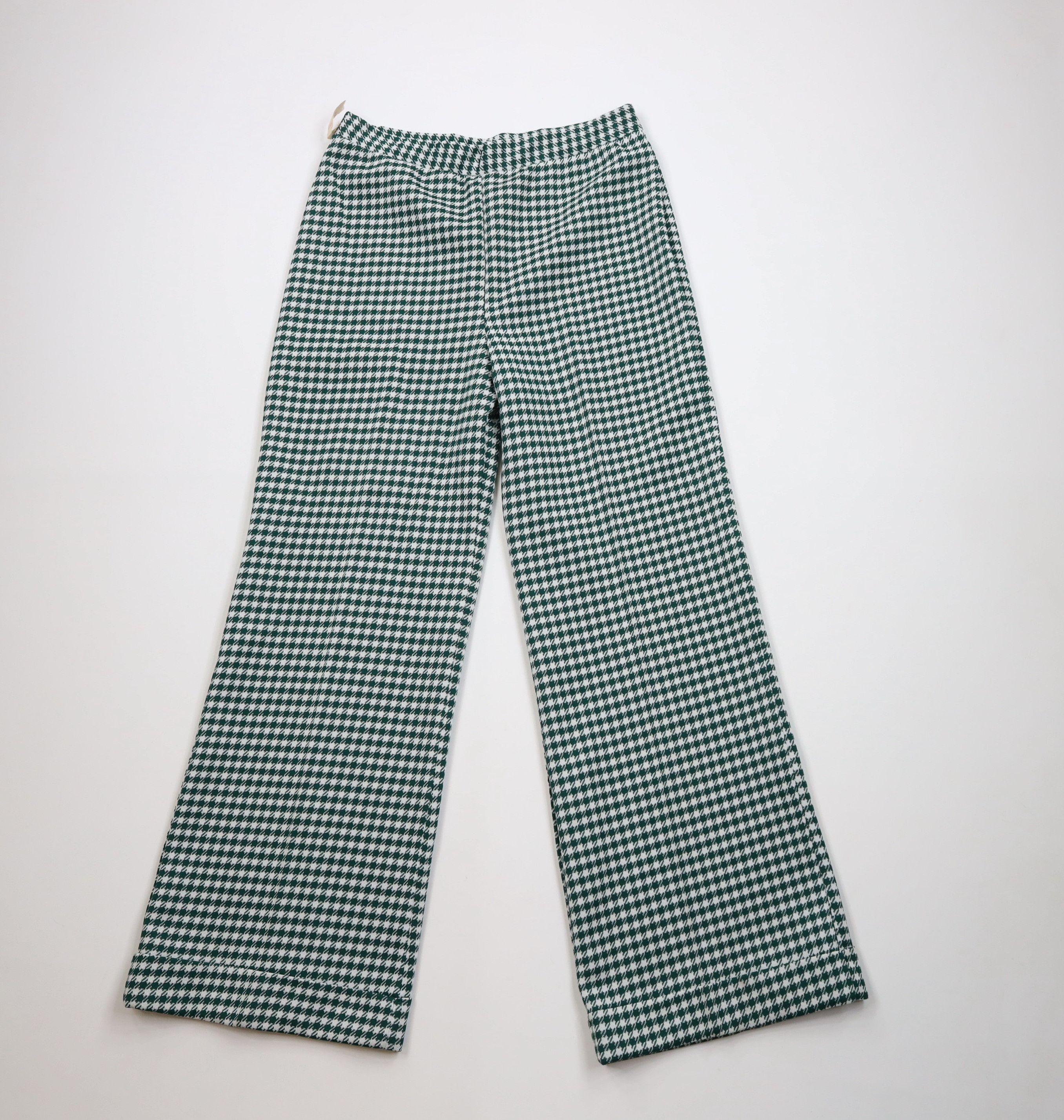 Vintage Deadstock Vintage 70s Streetwear Knit Bell Bottoms Pants USA Size 36" / US 14 / IT 50 - 1 Thumbnail
