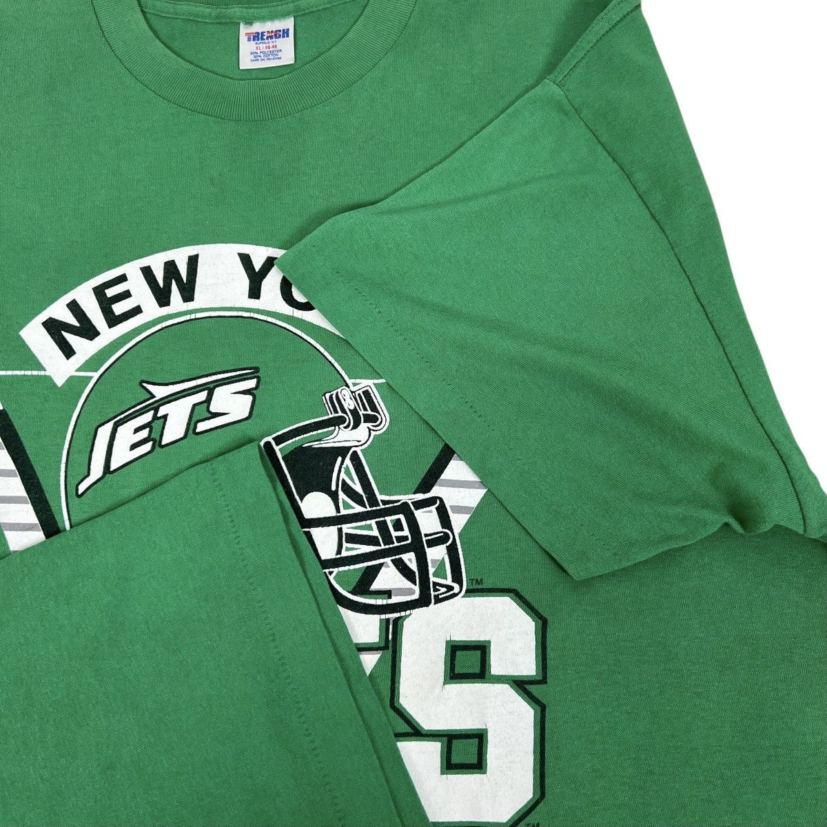 NFL 90s Vintage New York Jets Shirt Size US XL / EU 56 / 4 - 5 Thumbnail