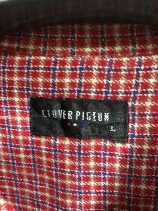 Flannel × Vintage Vintage Clover Pigeon Plaid Tartan Flannel Shirt 👕 Size US L / EU 52-54 / 3 - 3 Thumbnail