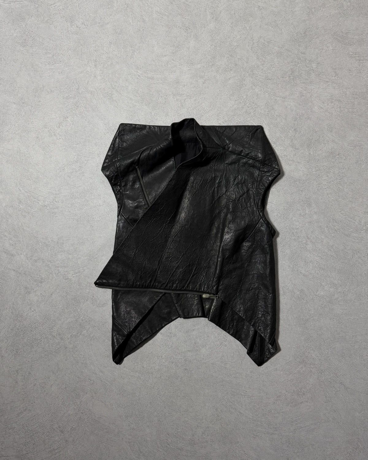Rick Owens Rick Owens 2010SS ‘Release’ Lambskin Sculptural Vest Size S / US 4 / IT 40 - 2 Thumbnail