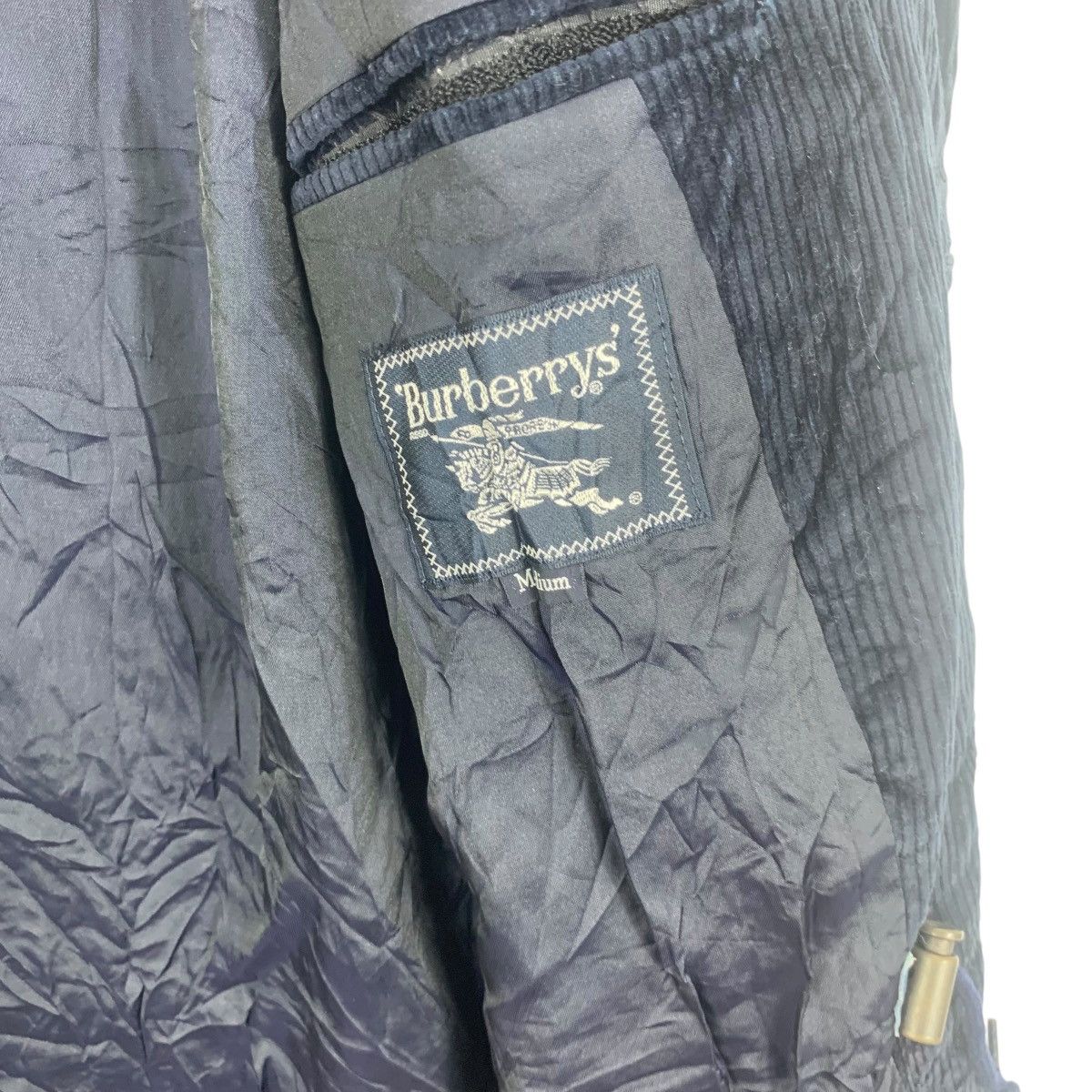 Burberry Vintage 90’ BURBERRY LONDON Corduroy Cotton Blazer Coat Size 38L - 7 Thumbnail