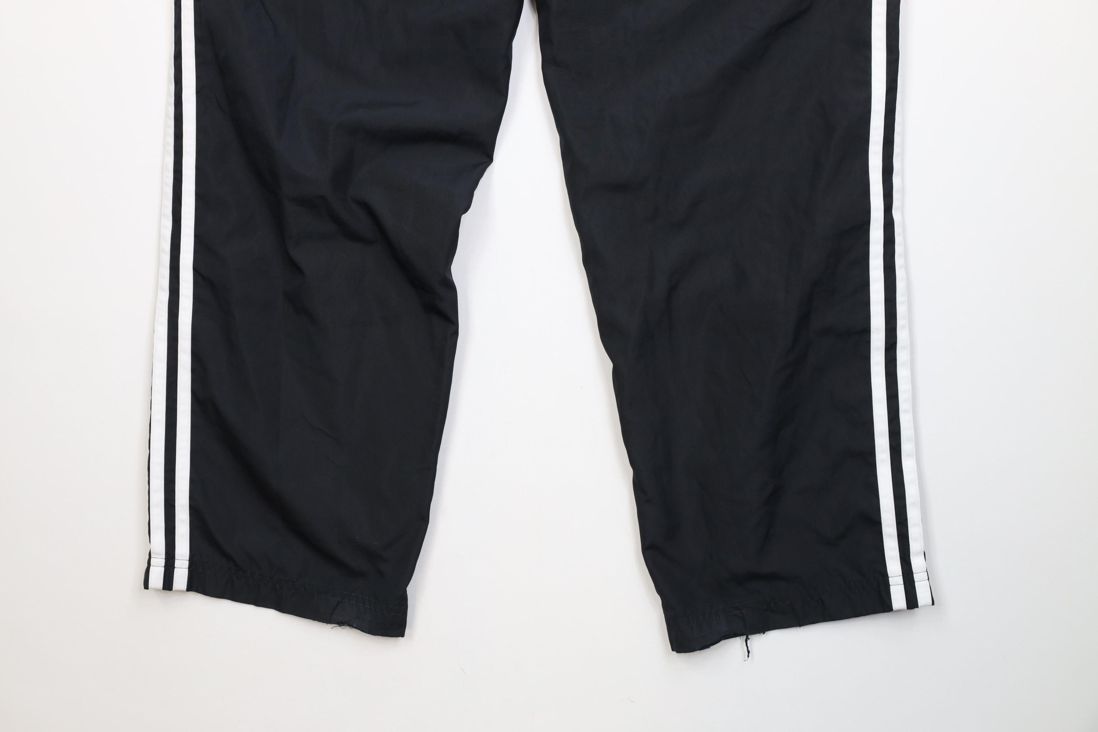Adidas Vintage Y2K 2006 Adidas Lined Windbreaker Pants Black Size US 34 / EU 50 - 14 Thumbnail