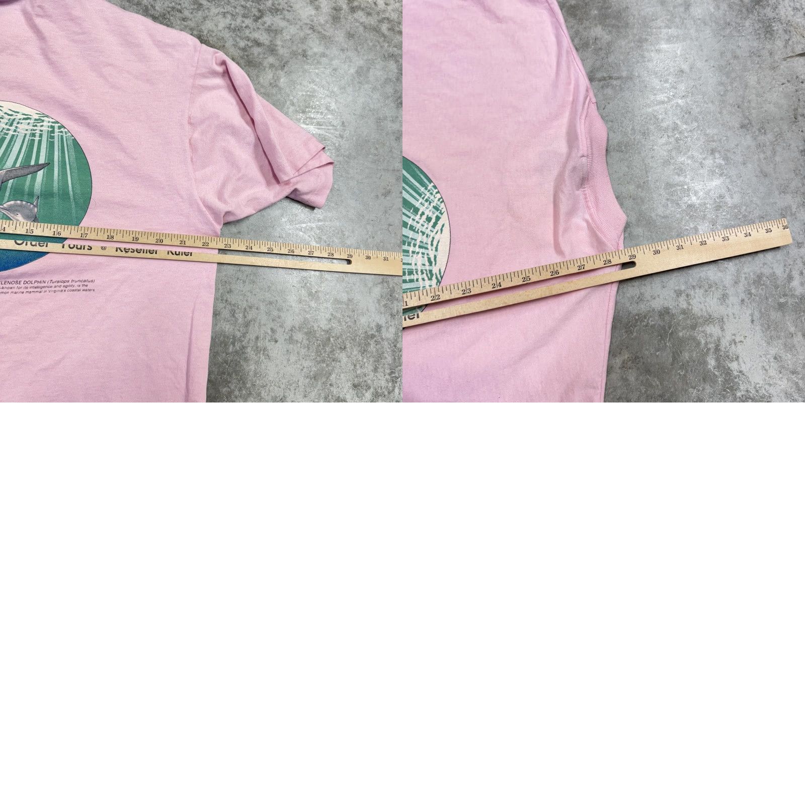 Vintage VINTAGE Virginia Marine Science Museum Shirt Mens XL Pink Dolphin Graphic 90s Size US XL / EU 56 / 4 - 8 Thumbnail