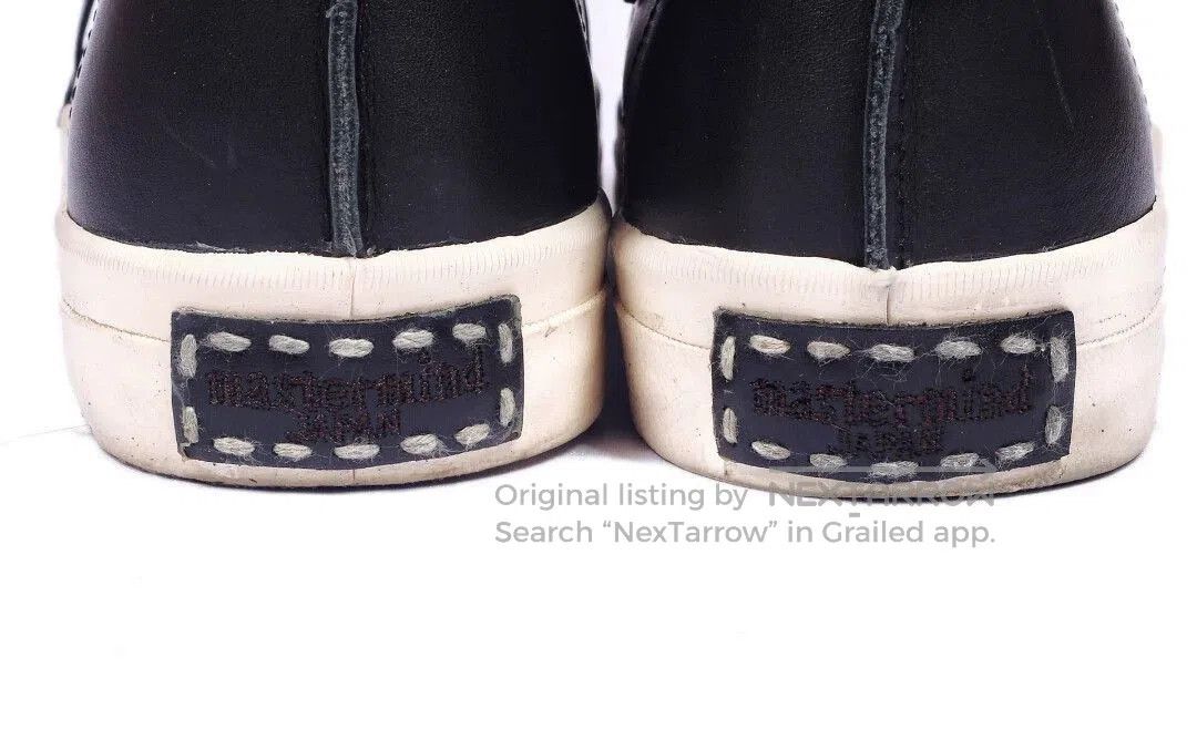 Visvim Black High-Top Sneakers with Skull Accent. Size US 11 / EU 44 - 5 Thumbnail