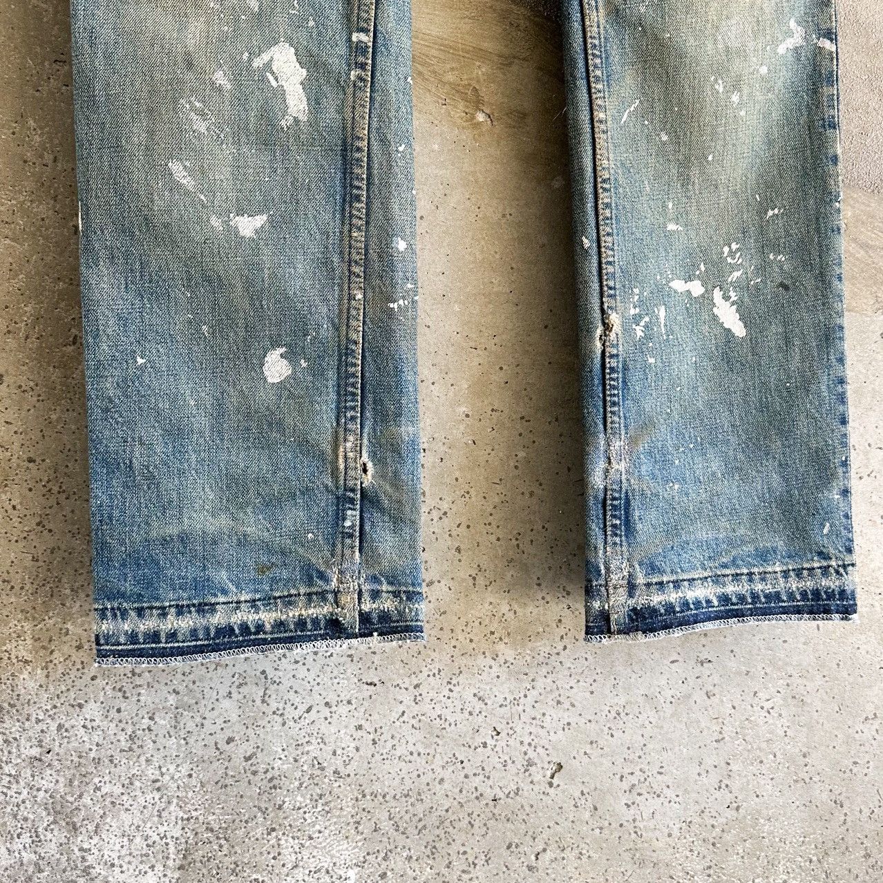 Helmut Lang THRASHED 1998 Painter Denim Size US 31 - 6 Thumbnail