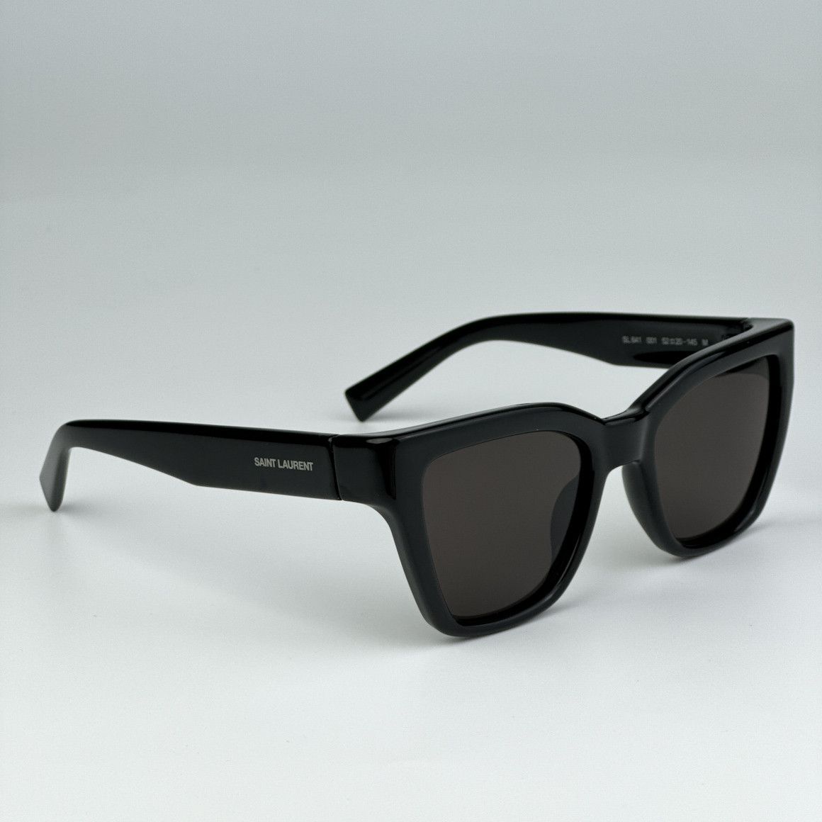 Saint Laurent Paris NEW Saint Laurent SL641 001 Black Cat Eye Unisex Sunglasses Size ONE SIZE - 5 Thumbnail