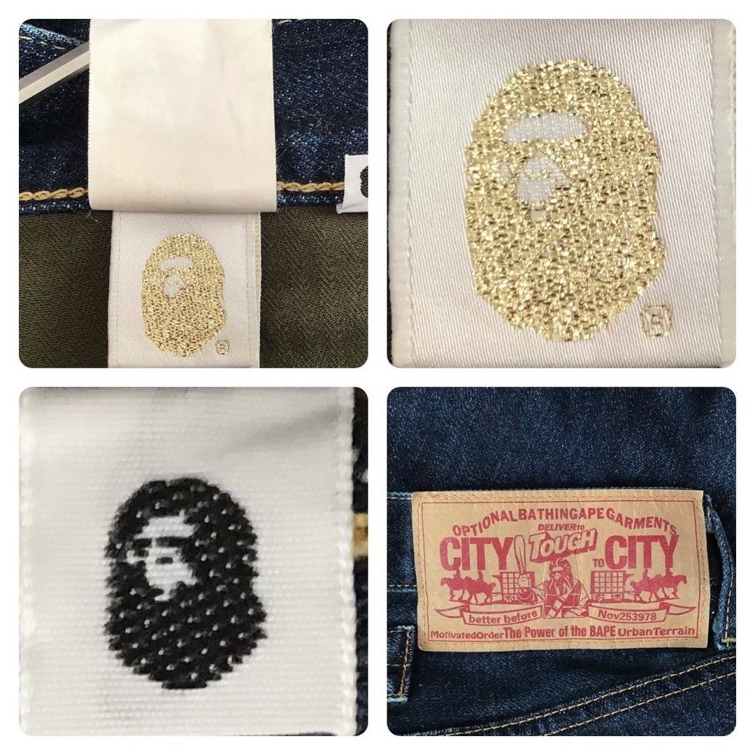 Bape × Nigo BAPE STA Painter Denim Pants a bathing ape star NIGO ★size M Size US 32 / EU 48 - 10 Thumbnail