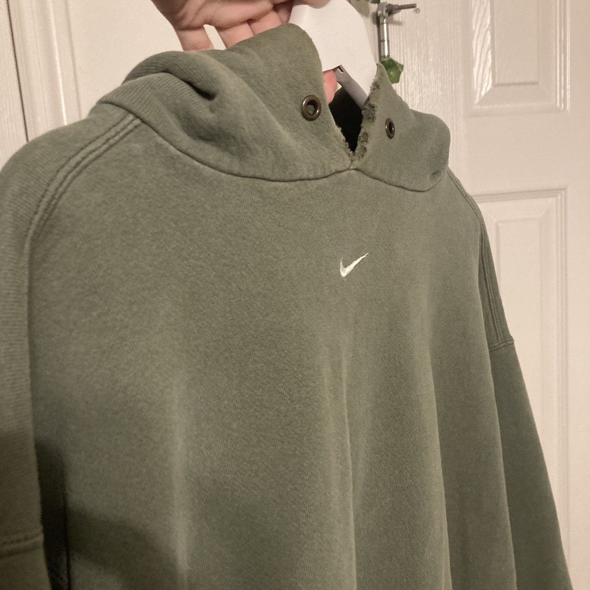 Nike Vintage 90s Made in USA Center Swoosh Hoodie Size US XXL / EU 58 / 5 - 8 Thumbnail