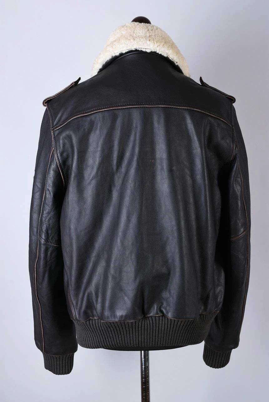 New Zealand Outback NZA New Zealand Auckland Brown Leather Bomber Flight Jacket Size US XXL / EU 58 / 5 - 3 Thumbnail