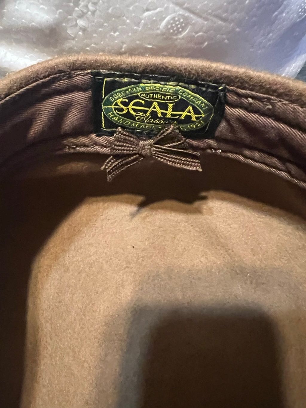 Black Scale Unisex Scala Flat Cap Tan/Brown One Size Size ONE SIZE - 7 Thumbnail