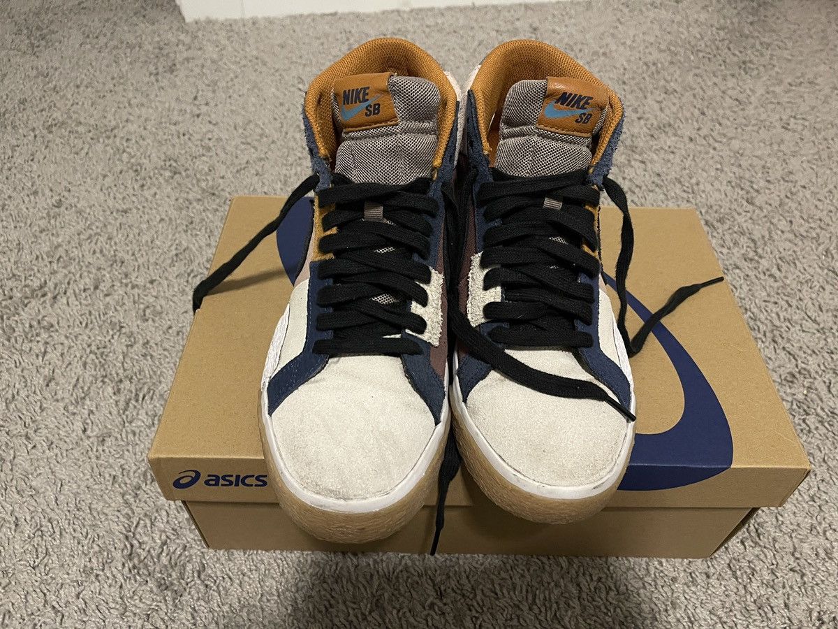 Nike SB Nike SB Blazer MID MOSAIC BROWN Size US 8.5 / EU 41-42 - 4 Thumbnail
