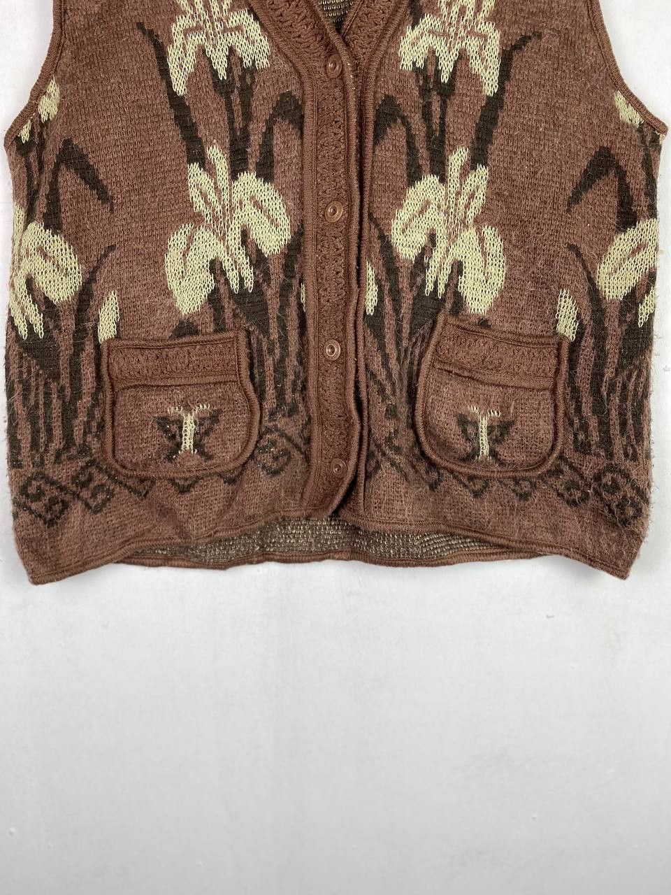 Japanese Brand japanese brand floral wool vest nice design Size US XL / EU 56 / 4 - 3 Thumbnail