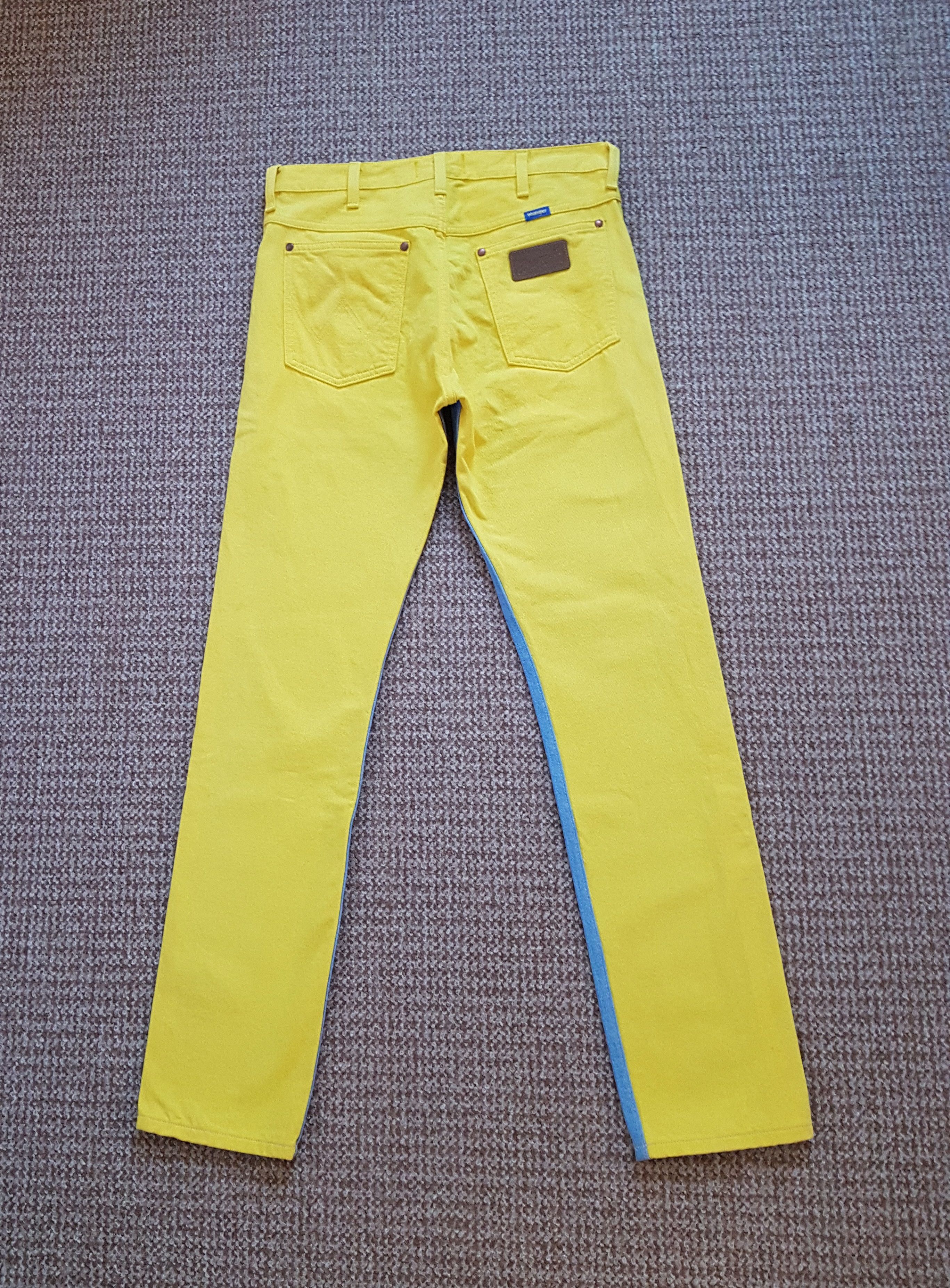 Wrangler Wrangler Genderless Fit 11MWZ Denim Jeans Ukraine colours Size US 29 - 2 Thumbnail
