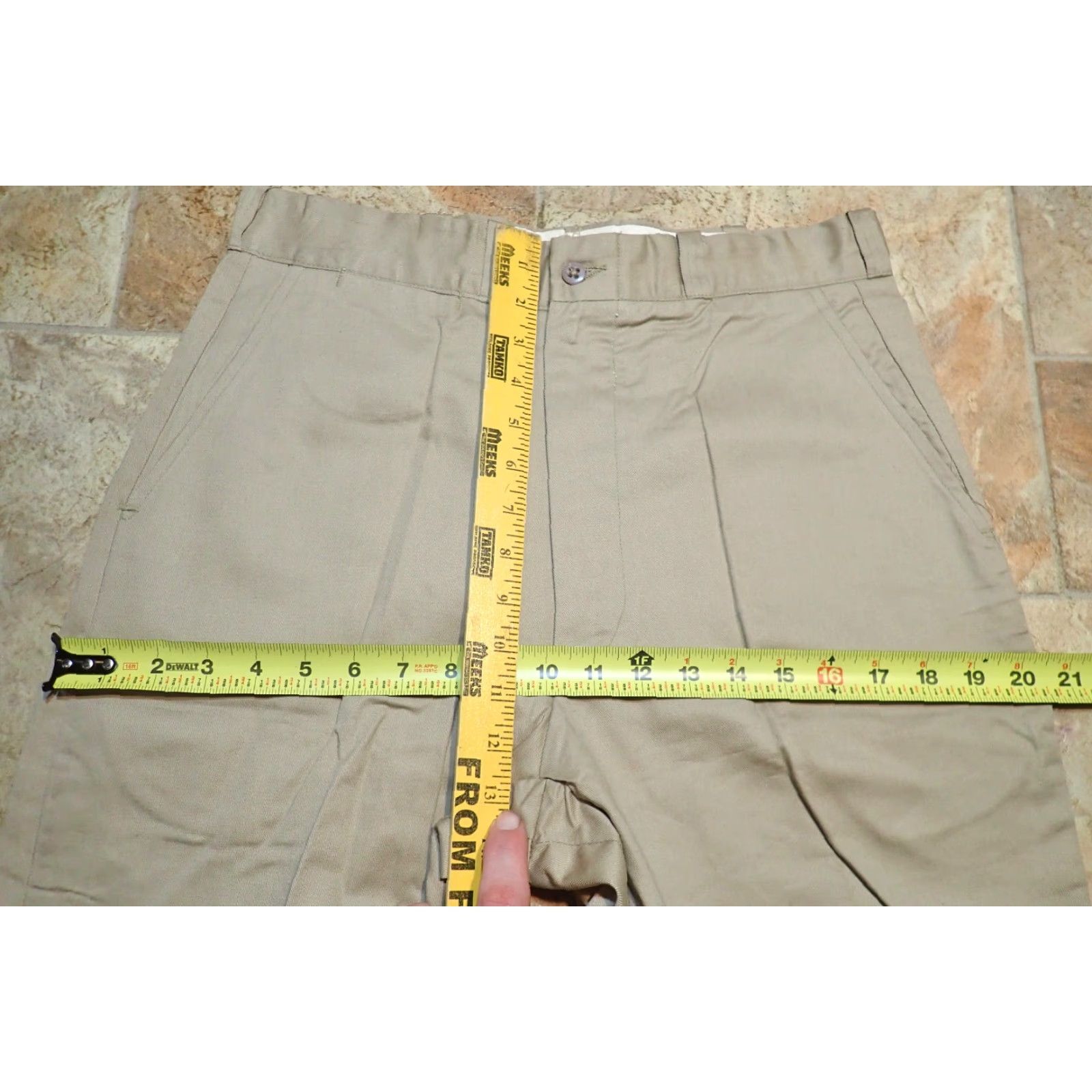 Vintage VINTAGE Deadstock Republic Chino Pants 31x30 Sanforized Khaki brown USA 50s 60s Sail Pockets 5-Pocket Mens Jeans Workwear JavaScript Size US 31 - 7 Thumbnail
