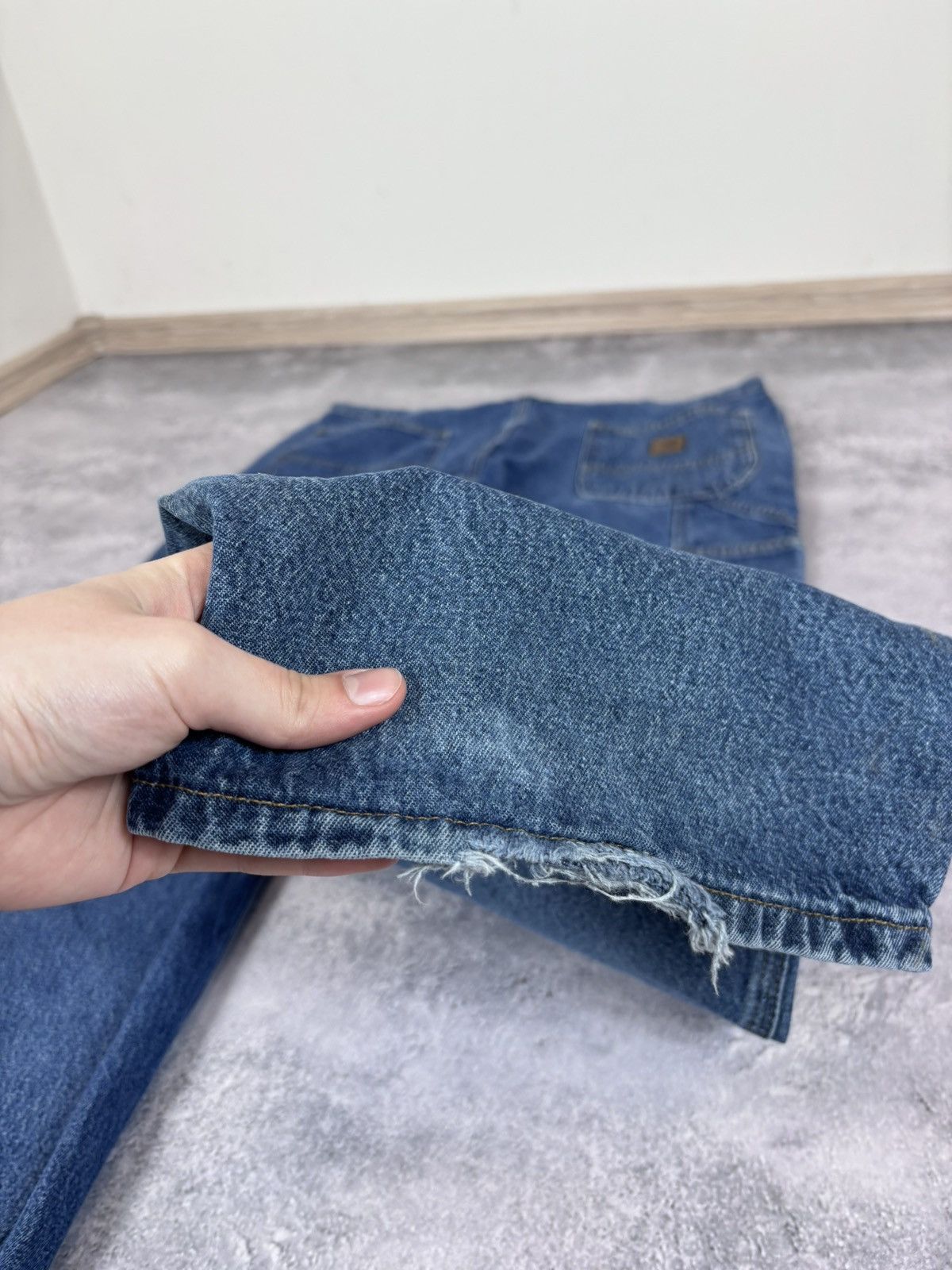 Carhartt Vintage Carhartt Men’s Blue Denim Jeans USA Workwear Size US 40 / EU 56 - 4 Thumbnail