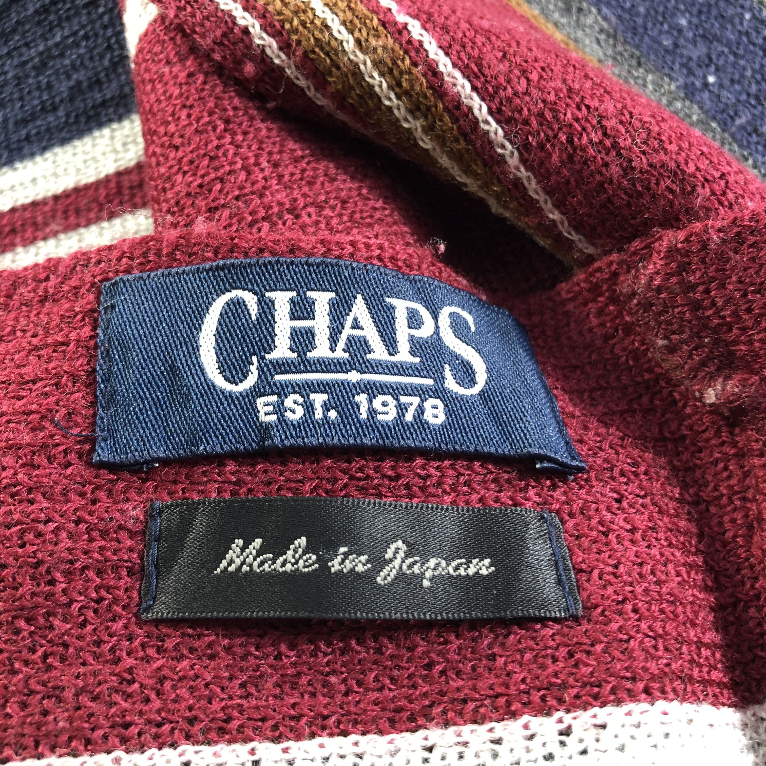 Chaps Chaps Striped Snood Infinity Scarf Muffler Neckwear V2479 Size ONE SIZE - 4 Thumbnail
