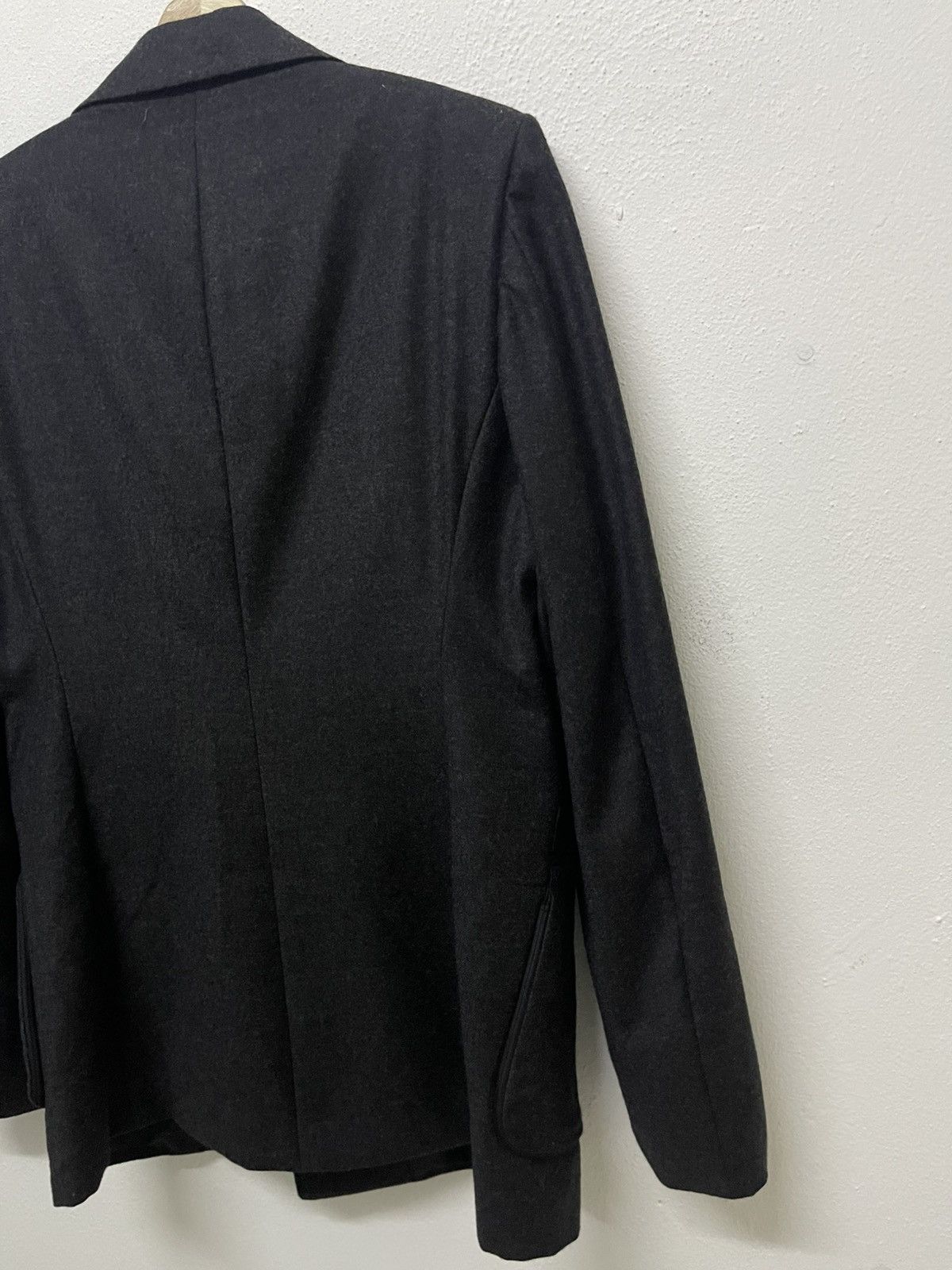 Gianfranco Ferre 1990s GIANFRANCO FERRE DOUBLE BREAST WOOL COAT RAYON LINEN Size US M / EU 48-50 / 2 - 10 Thumbnail