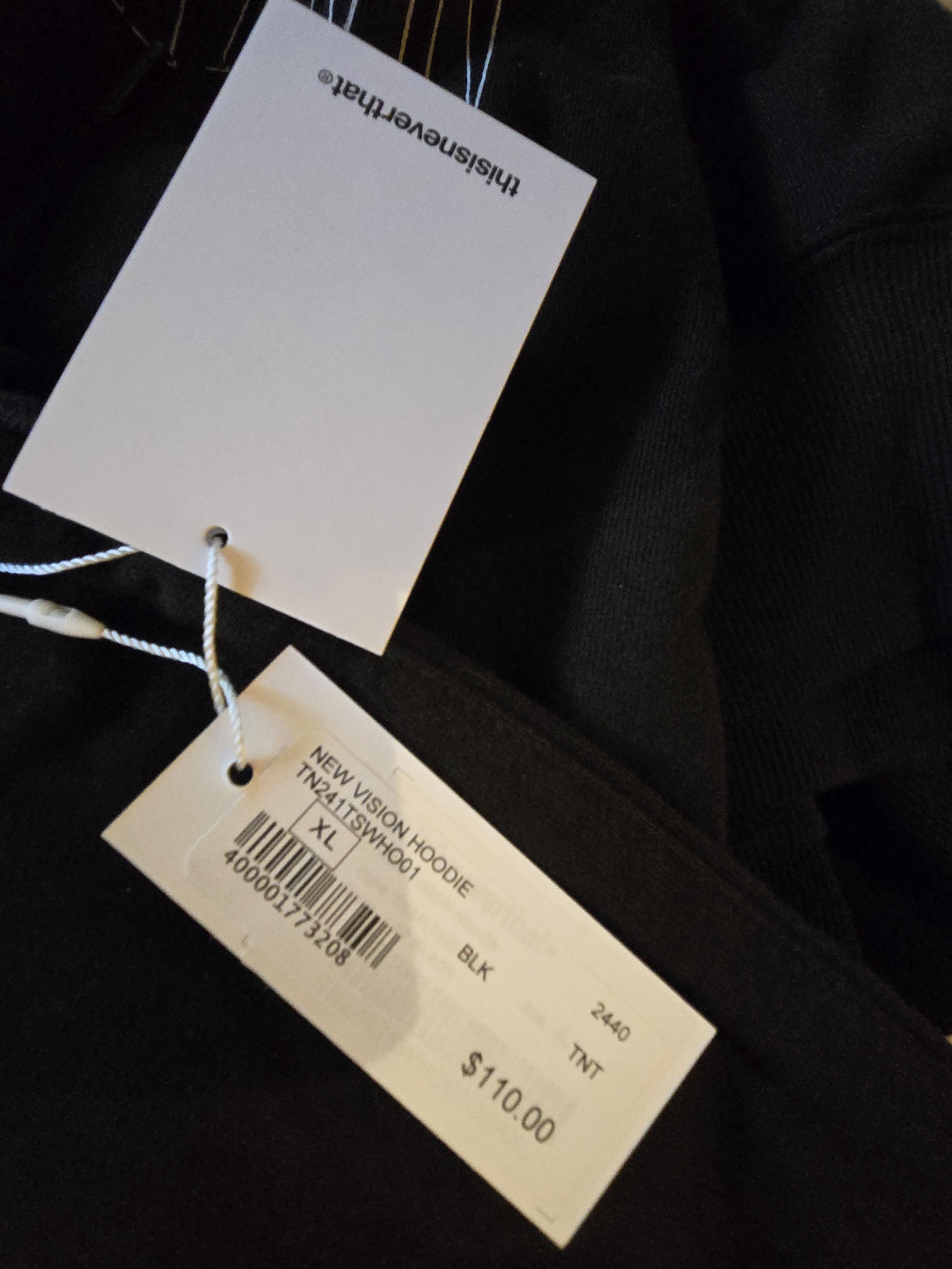 thisisneverthat Thisisneverthat New Vision Hoody sz XL Size US XL / EU 56 / 4 - 5 Thumbnail