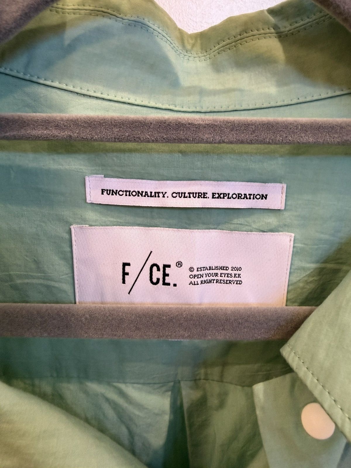 F/CE F/CE Technical Utility Shirt Green Size L Size US L / EU 52-54 / 3 - 4 Thumbnail