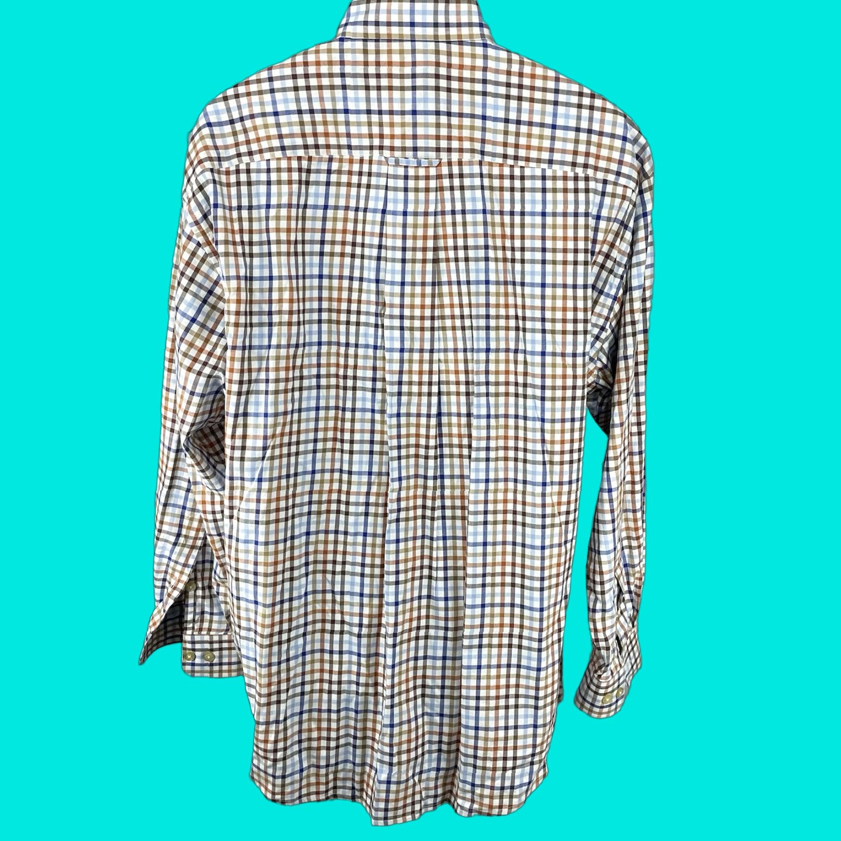 Orvis Orvis Multicolor Check Cotton Long Sleeve Button-Up Lightweight Shirt XL Men Size US XL / EU 56 / 4 - 1 Thumbnail