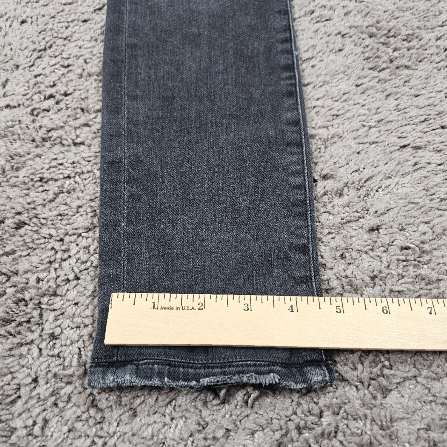 Citizens Of Humanity VINTAGE Citizens of Humanity Jeans Women Skinny Mid Rise Distressed Rocket 24x28 Gray Denim Size 26" / US 2 / IT 38 - 7 Thumbnail