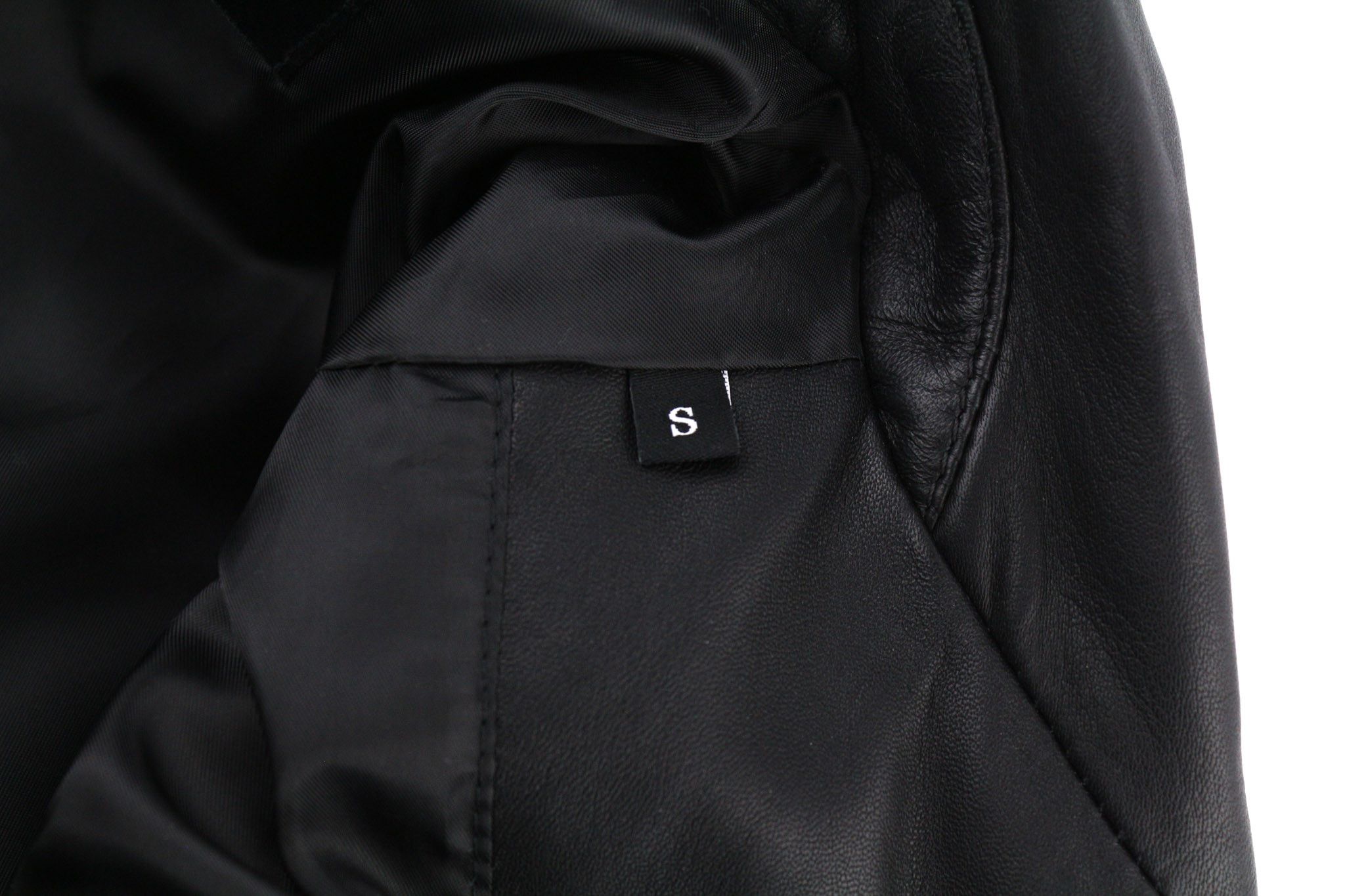 Diesel R-PUSMIR S Black Sheep Leather Zip Lined Jacket 81723 Size US S / EU 44-46 / 1 - 9 Thumbnail