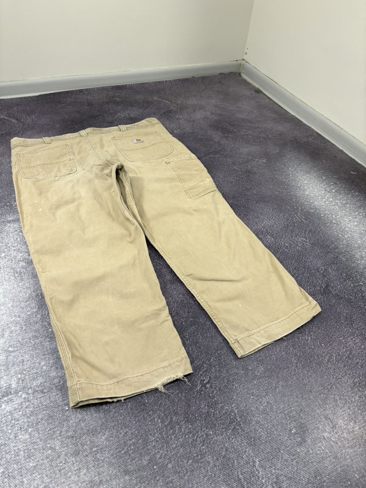 Carhartt Vintage Carhartt Cream USA Hype Baggy Pants Jeans Size US 40 / EU 56 - 4 Thumbnail