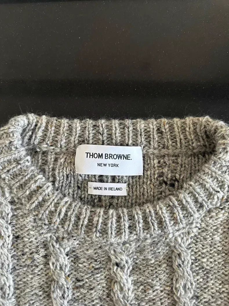 Thom Browne Thom Browne Grey Sweater Size US S / EU 44-46 / 1 - 3 Thumbnail