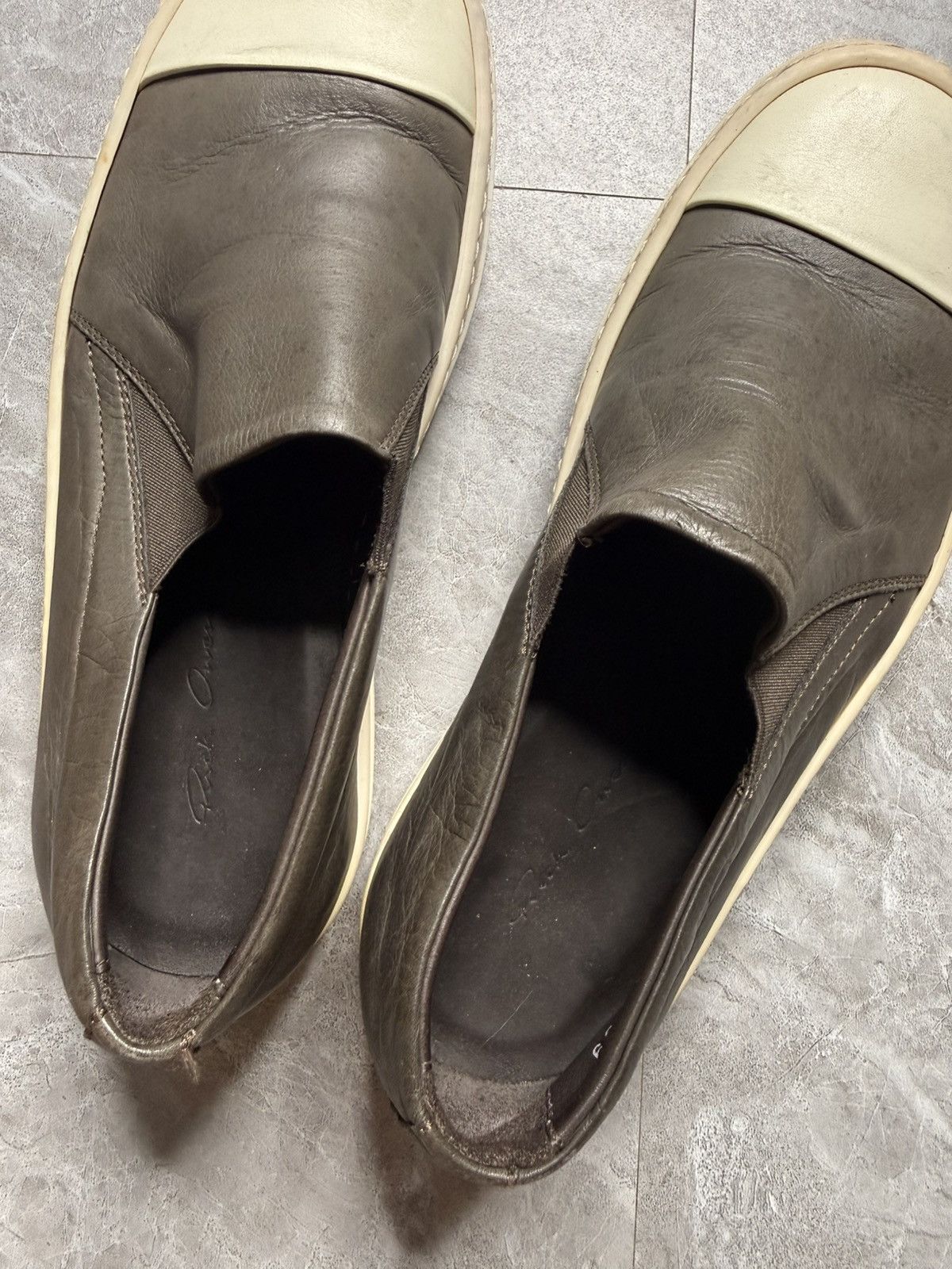Rick Owens Rick Owens Low Top Boat Sneakers “Mainline” Olive CW Size US 6 / EU 39 - 5 Thumbnail