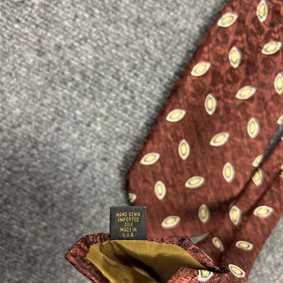 Robert Talbott × Vintage Robert Talbott Neck Tie Mens 4" x 58" Paisley Silk Adults Size ONE SIZE - 4 Thumbnail
