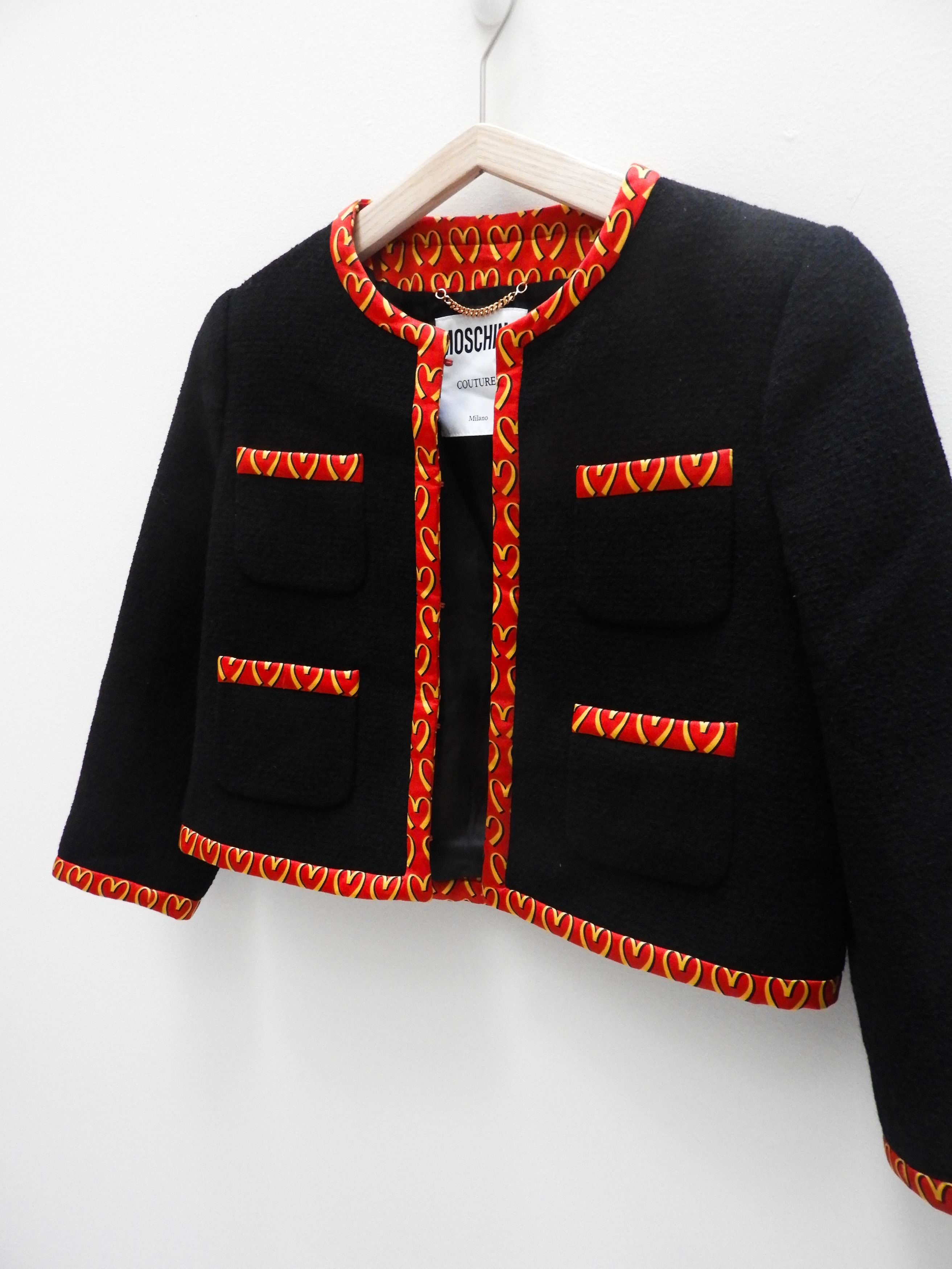 Moschino Moschino Autumn Winter 2014 McDonalds Tweed Jacket Size S / US 4 / IT 40 - 9 Thumbnail