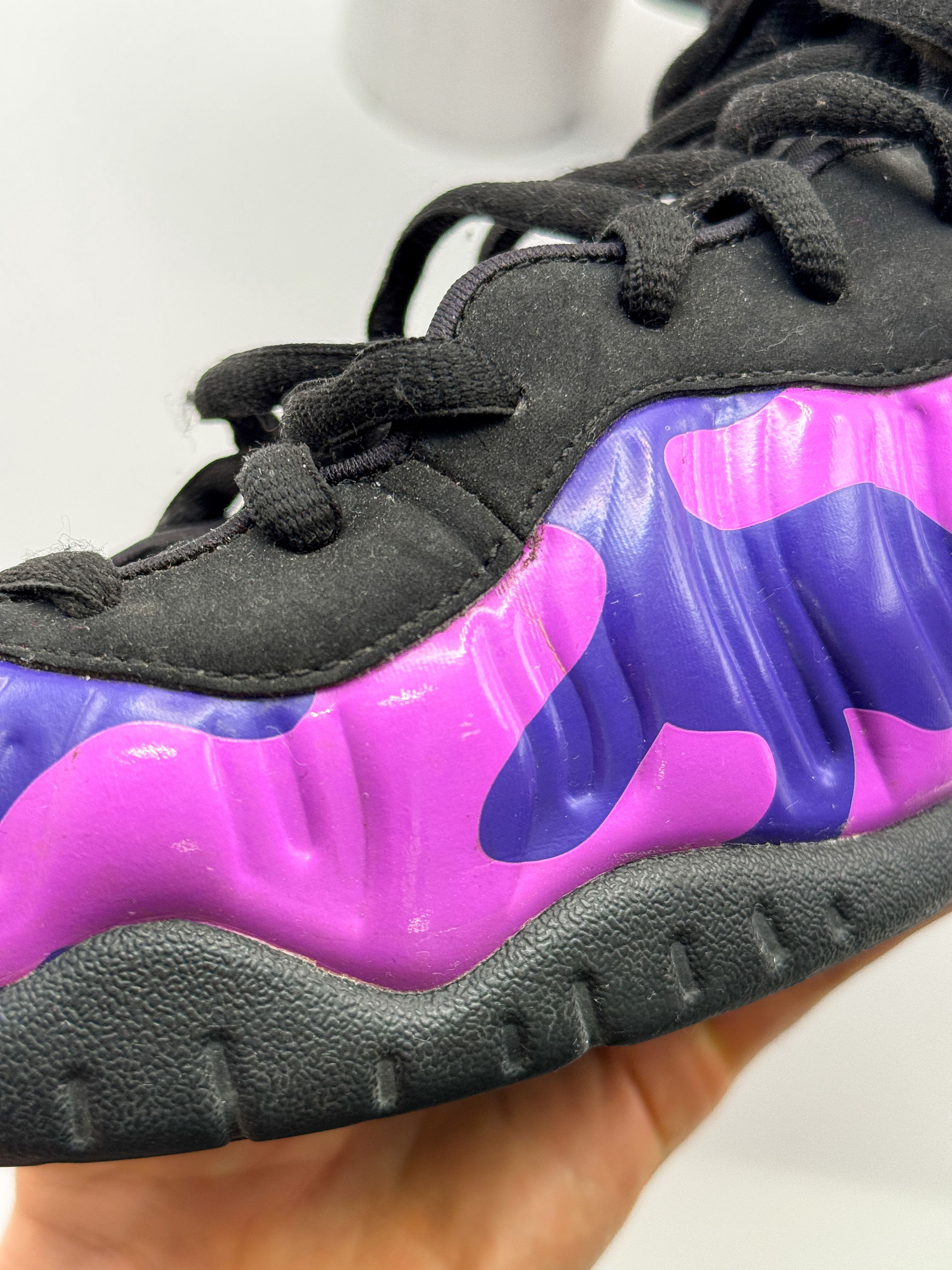Nike Nike Air Foamposite Pro "Purple Camo" Hyper Violet 2019 Size US 10.5 / EU 43-44 - 9 Thumbnail