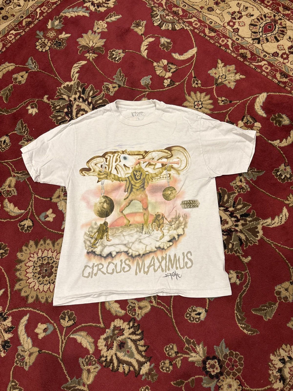 Travis Scott Travis Scott utopia tour tee Size US L / EU 52-54 / 3 - 1 Thumbnail