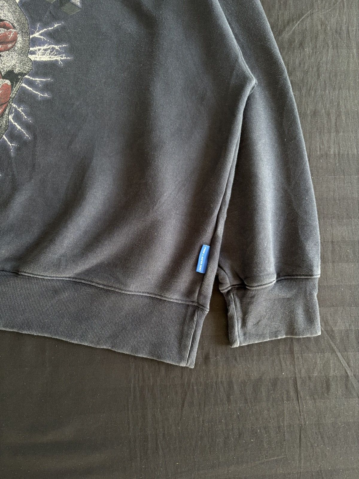 Japanese Brand Vintage Bullshit Skull By Pure Too Baggy Hoodie Sweatshirt Size US XL / EU 56 / 4 - 7 Thumbnail