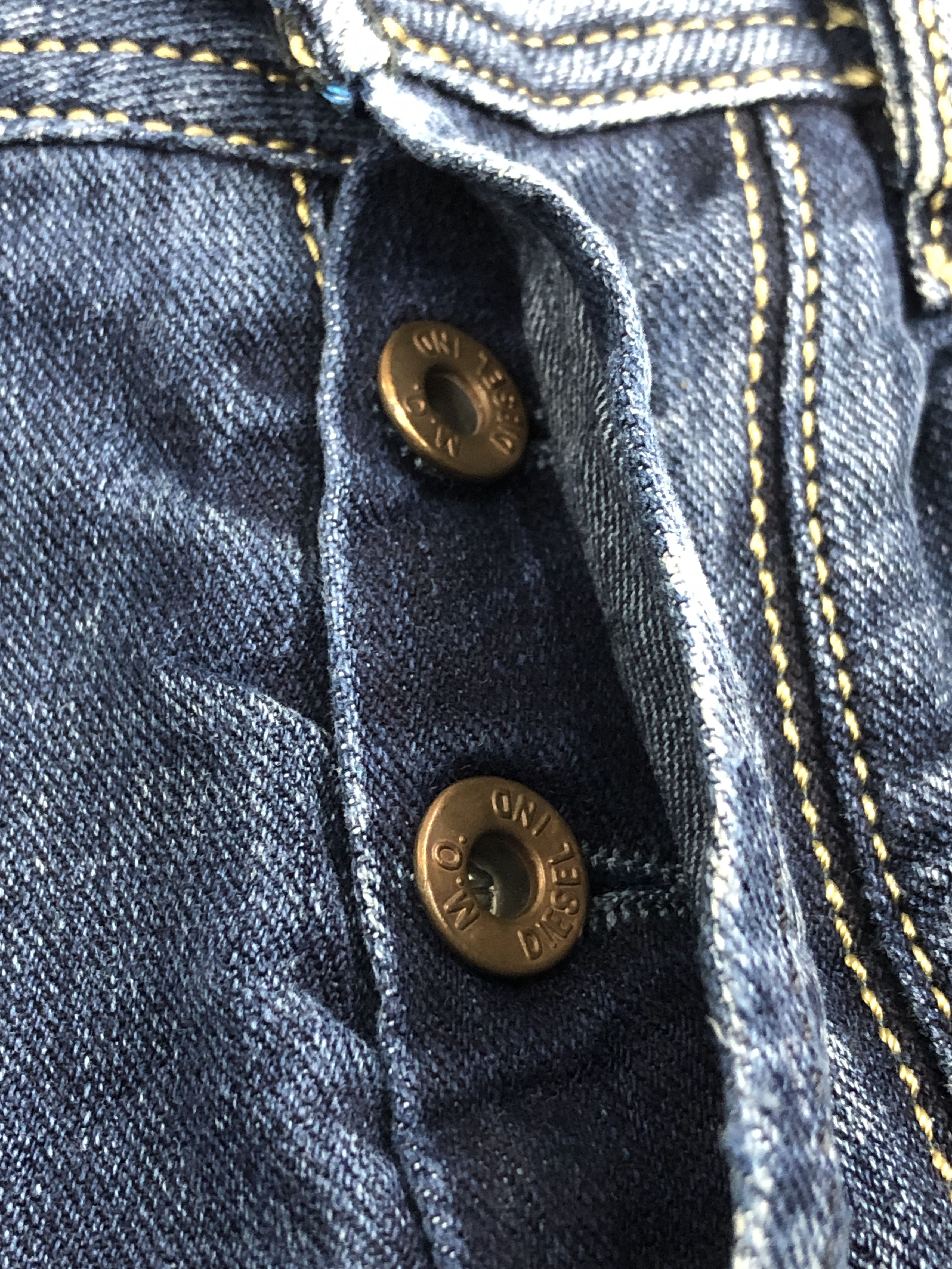 Diesel Vintage Diesel Adi-Larkee Selvedge Jeans DP2480 Size US 30 / EU 46 - 11 Thumbnail