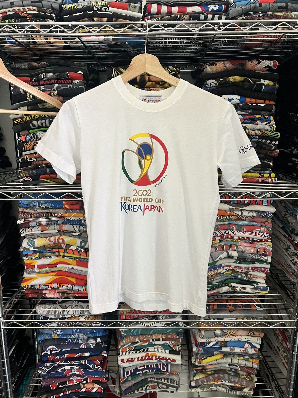 Vintage 2002 FIFA Soccer World Cup Korea Japan Tee Size US S / EU 44-46 / 1 - 1 Thumbnail