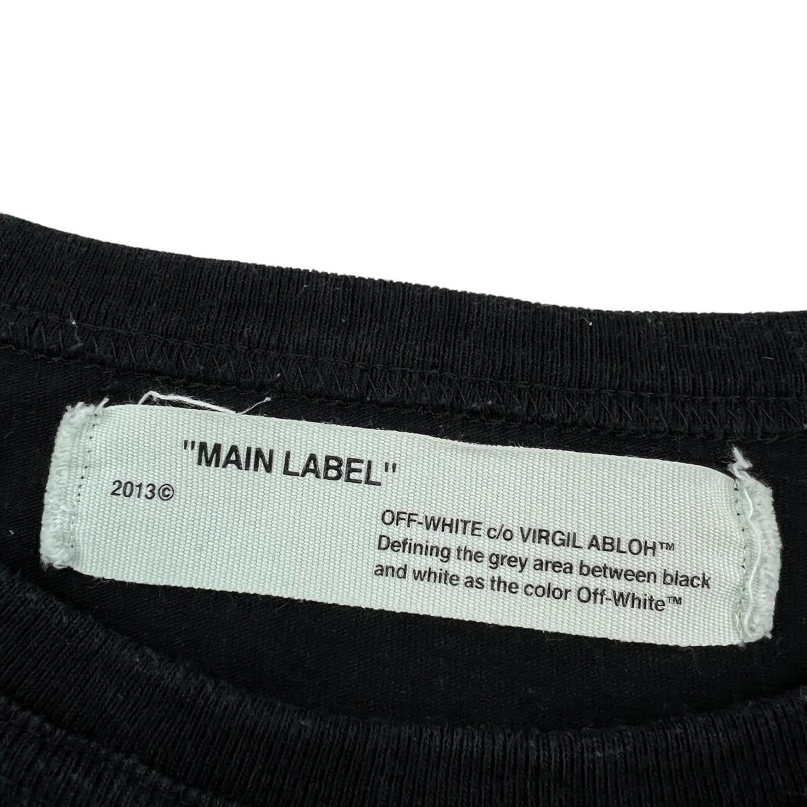 Off-White Off-White Spray Diagonal Black Long Sleeve T Shirt Size US M / EU 48-50 / 2 - 5 Thumbnail