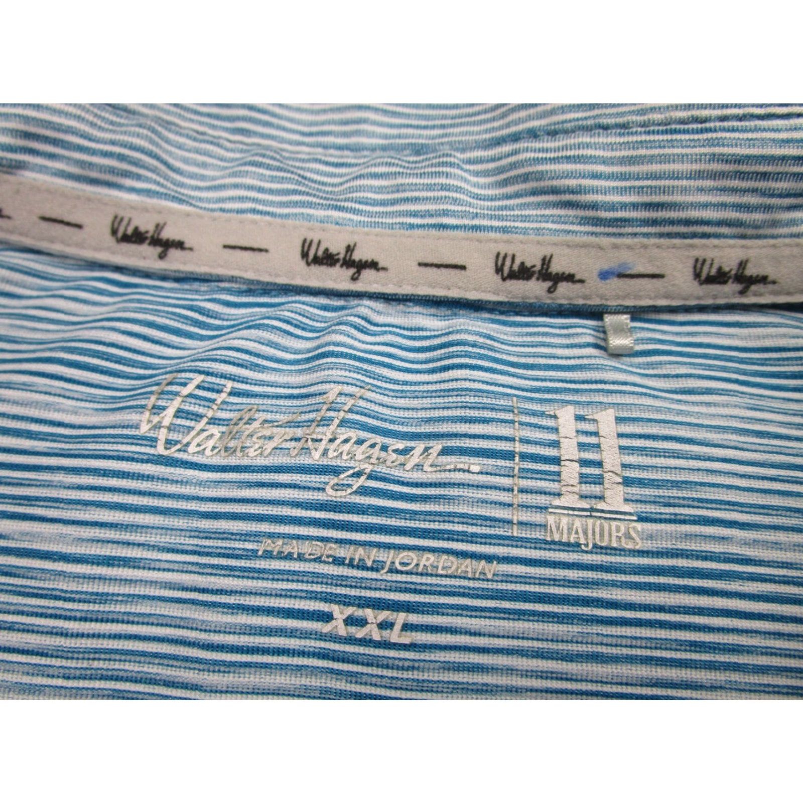 Vintage Walter Hagen Shirt Mens 2XL Blue Performance Polo Golf Stretch Wicking Size US XXL / EU 58 / 5 - 5 Thumbnail