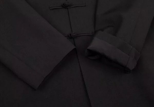 Yohji Yamamoto Yohji Yamamoto 2014 SS Chinese style buttoned collarless w Size US XL / EU 56 / 4 - 4 Thumbnail
